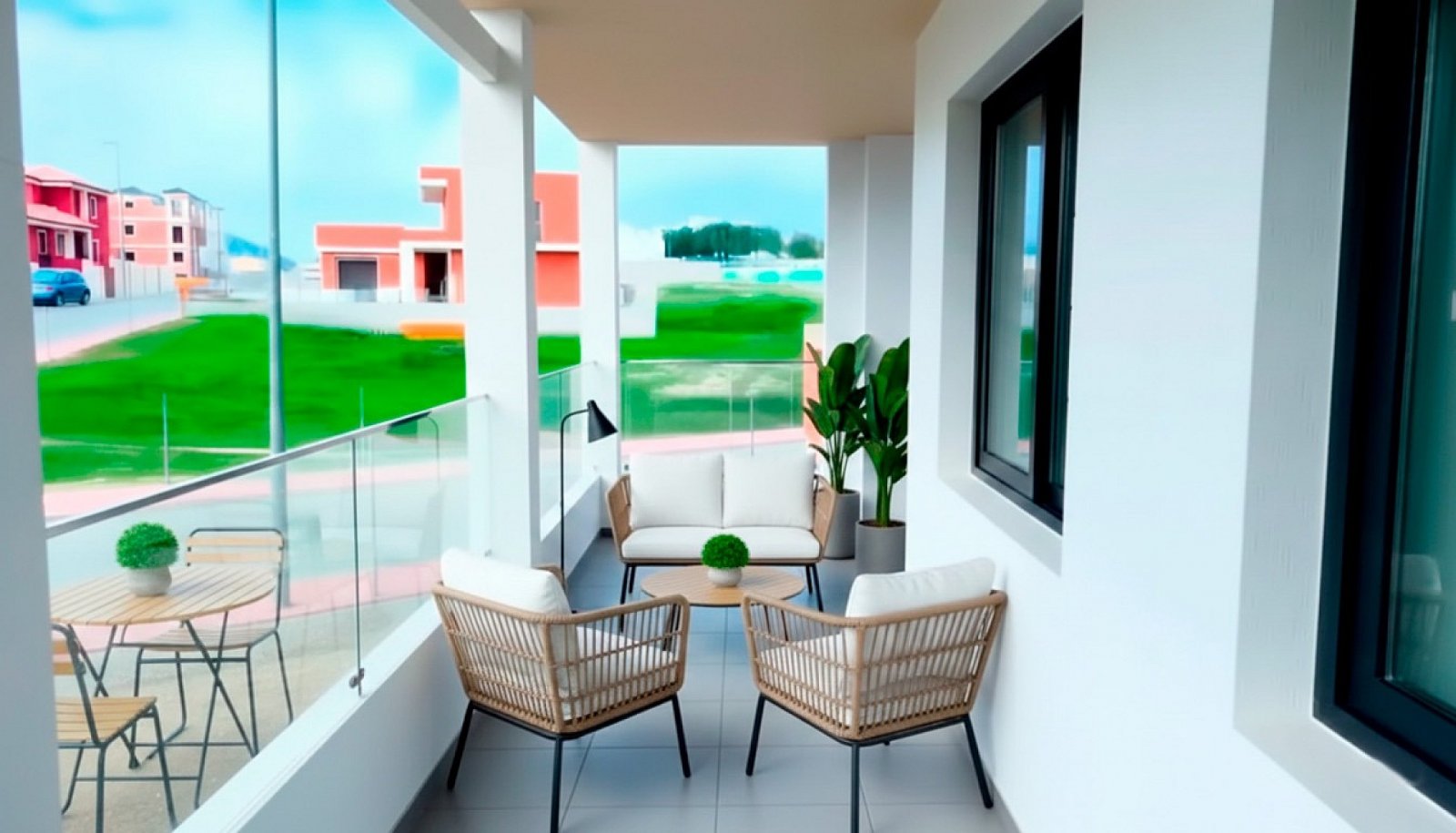 <p>Apartment with garden provided with 2 Bedrooms and 1 Bathrooms, communal swimming pool and underground parking space. </p><p>This new residentia...