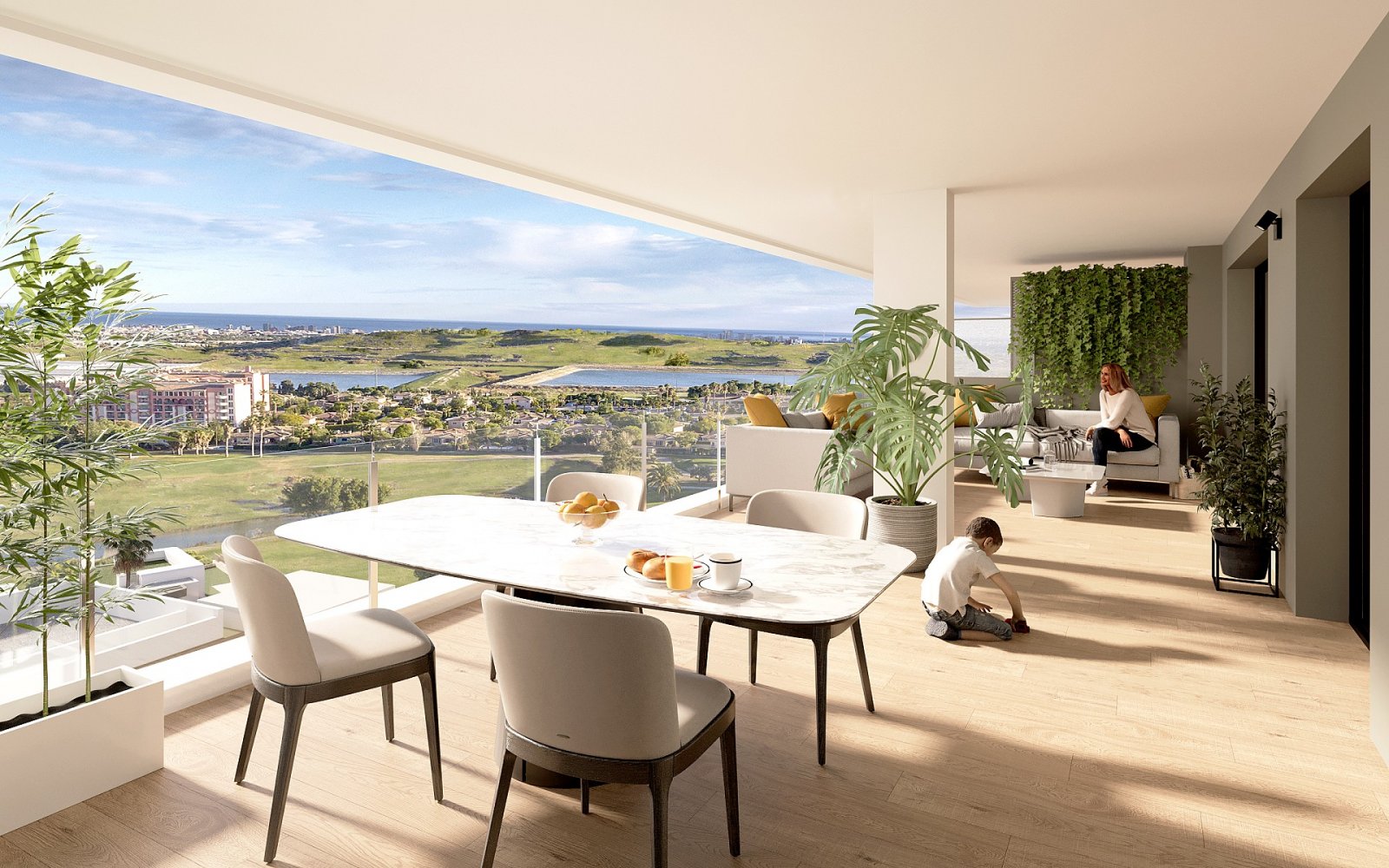 <p>Apartment with terrace provided with 3 Bedrooms and 2 Bathrooms, communal swimming pool and underground parking space with storage room. </p>