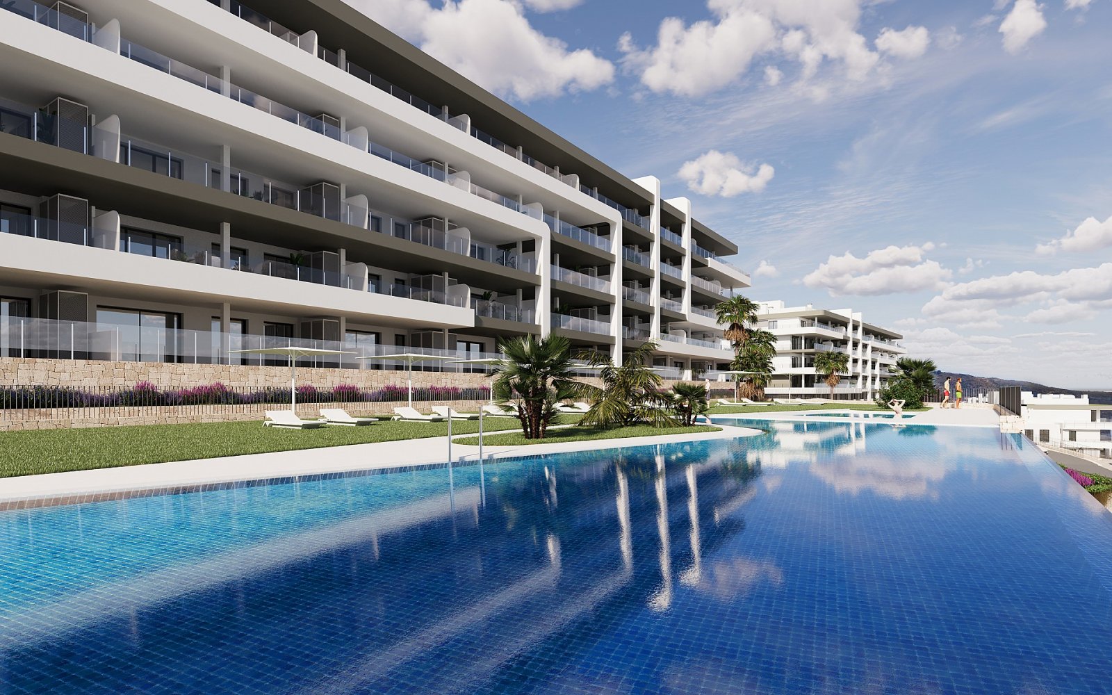 <p>Apartment with terrace provided with 3 Bedrooms and 2 Bathrooms, communal swimming pool and underground parking space with storage room. </p>