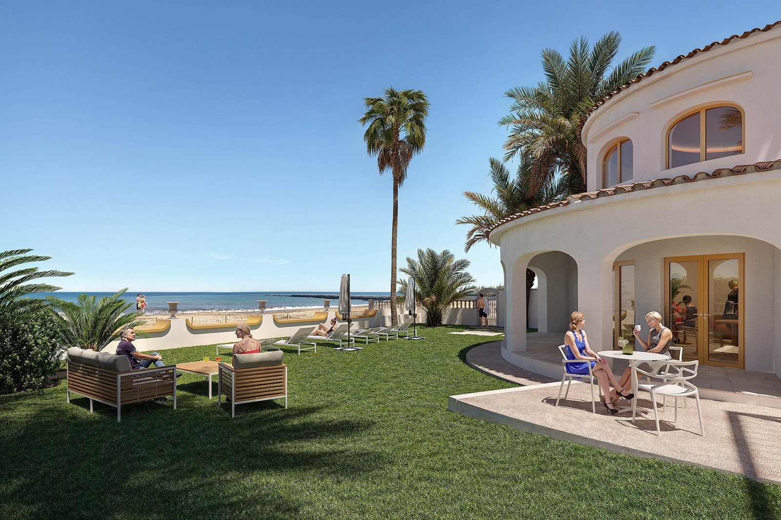 <p>Apartment with terrace provided with 2 Bedrooms and 2 Bathrooms, communal swimming pool and parking spot. </p><p>Bienvenue dans ces appartements...