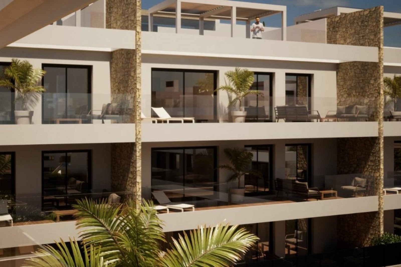 <p>Apartment with terrace provided with 2 Bedrooms and 2 Bathrooms, communal swimming pool and underground parking space with storage room. </p><p>...