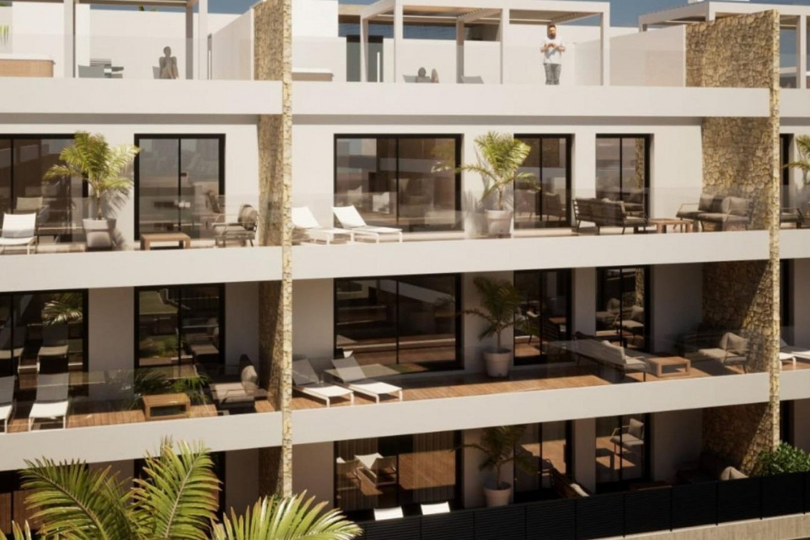 <p>Apartment with terrace provided with 2 Bedrooms and 2 Bathrooms, communal swimming pool and underground parking space with storage room. </p><p>...