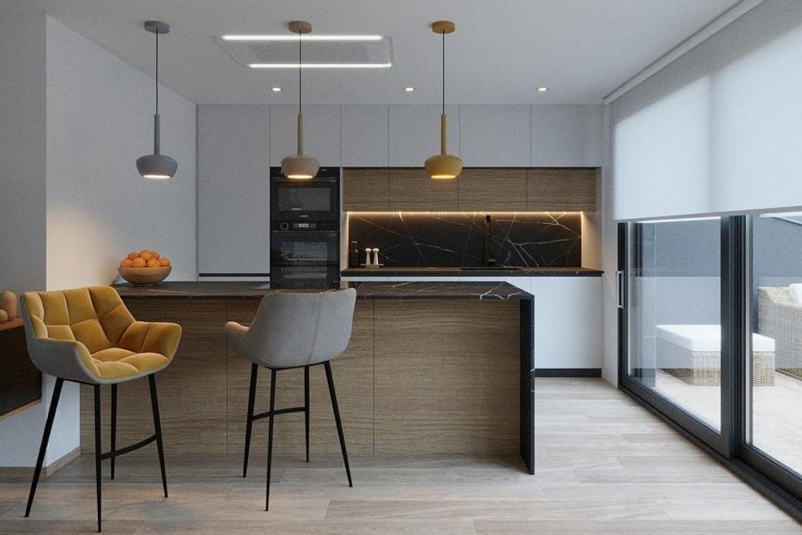 <p>Apartment with terrace provided with 2 Bedrooms and 2 Bathrooms, communal swimming pool and underground parking space with storage room. </p><p>...