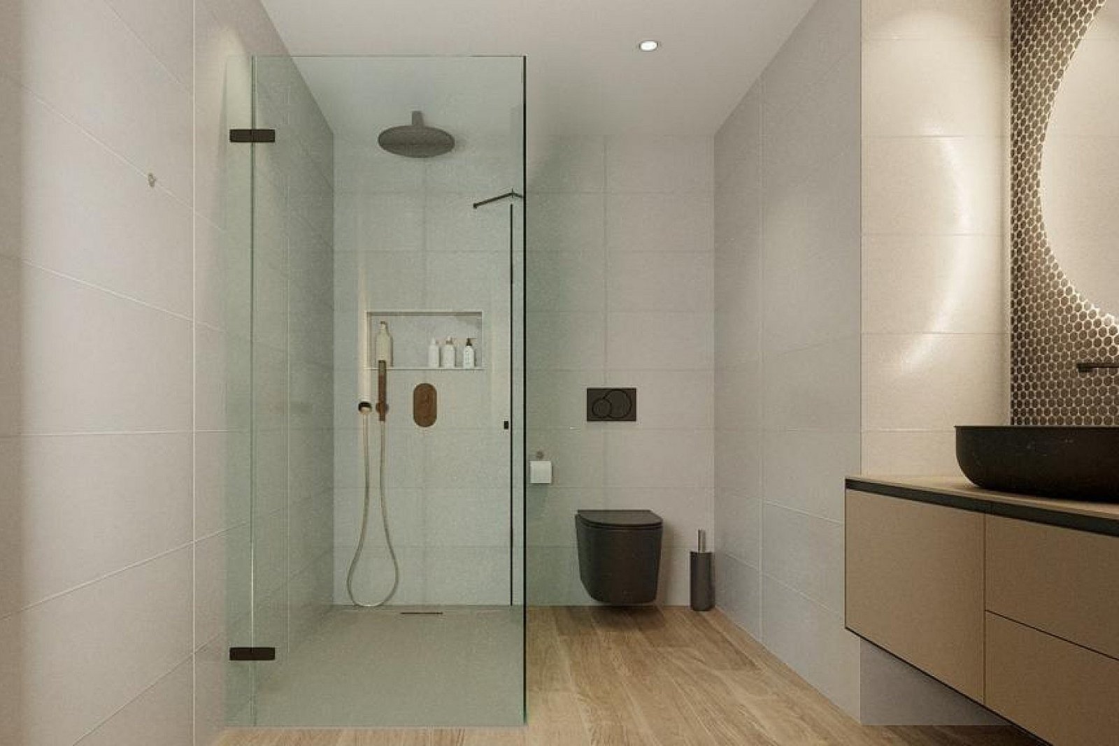<p>Apartment with terrace provided with 2 Bedrooms and 2 Bathrooms, communal swimming pool and underground parking space with storage room. </p><p>...