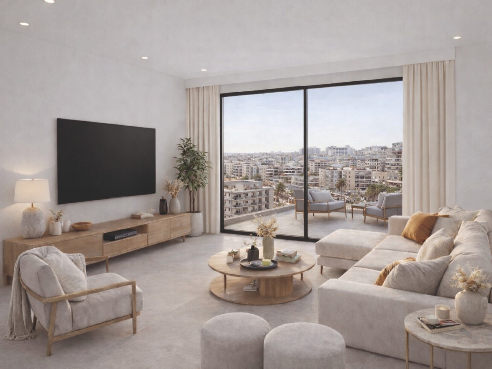 <p>Apartment with terrace provided with 1 Bedrooms and 1 Bathrooms, no swimming pool and ample parking space around the project. </p><p>This exclus...