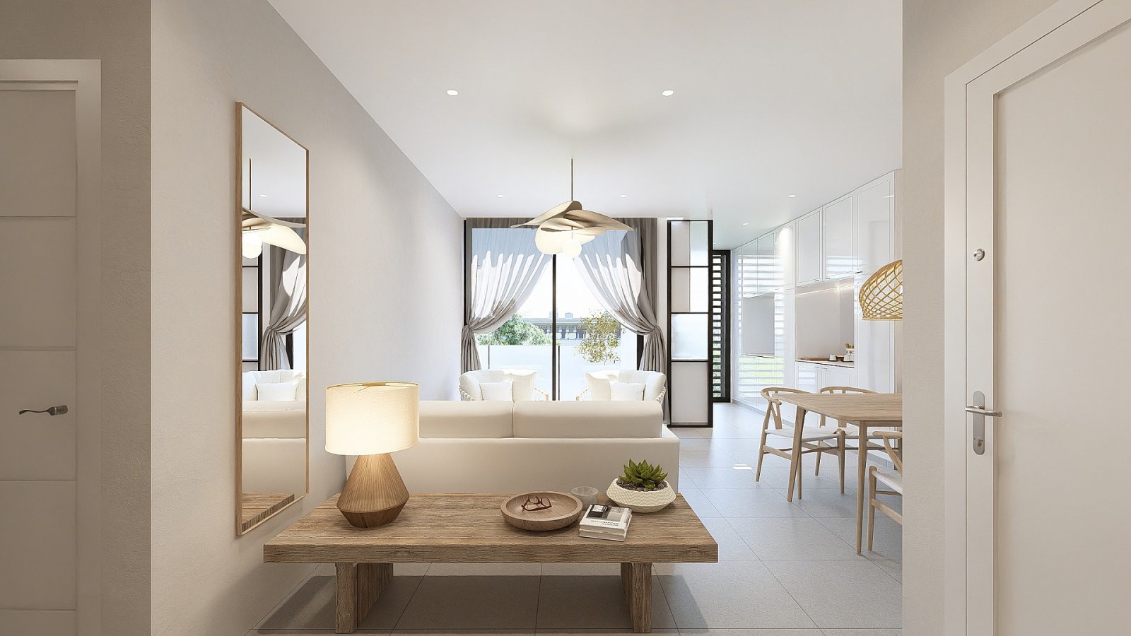<p>Apartment with terrace provided with 3 Bedrooms and 2 Bathrooms, communal swimming pool and underground parking space with storage room. </p><p>...