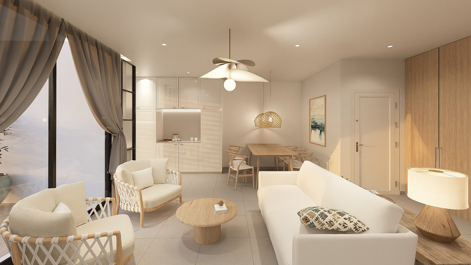 <p>Apartment with terrace provided with 3 Bedrooms and 2 Bathrooms, communal swimming pool and underground parking space with storage room. </p><p>...