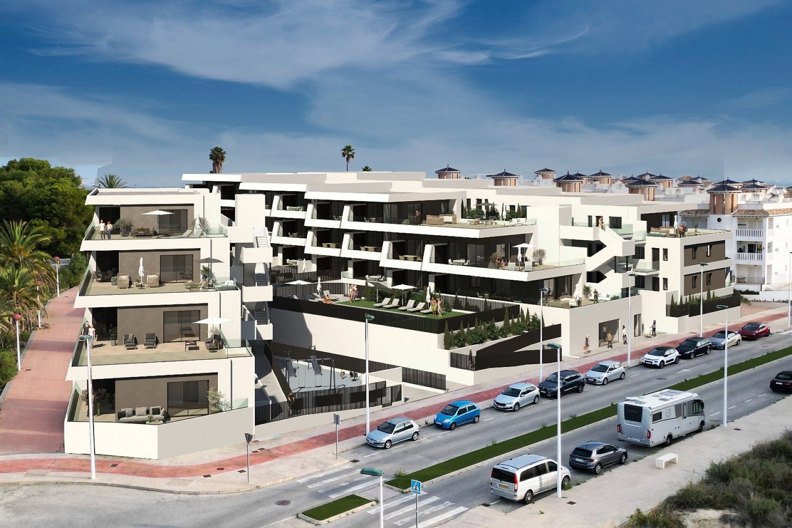 La Marina: <p>Apartments - solarium provided with 2 Bedrooms and 2 Bathrooms, communal swimming pool and underground parking space with storage room. </p><p>T... 