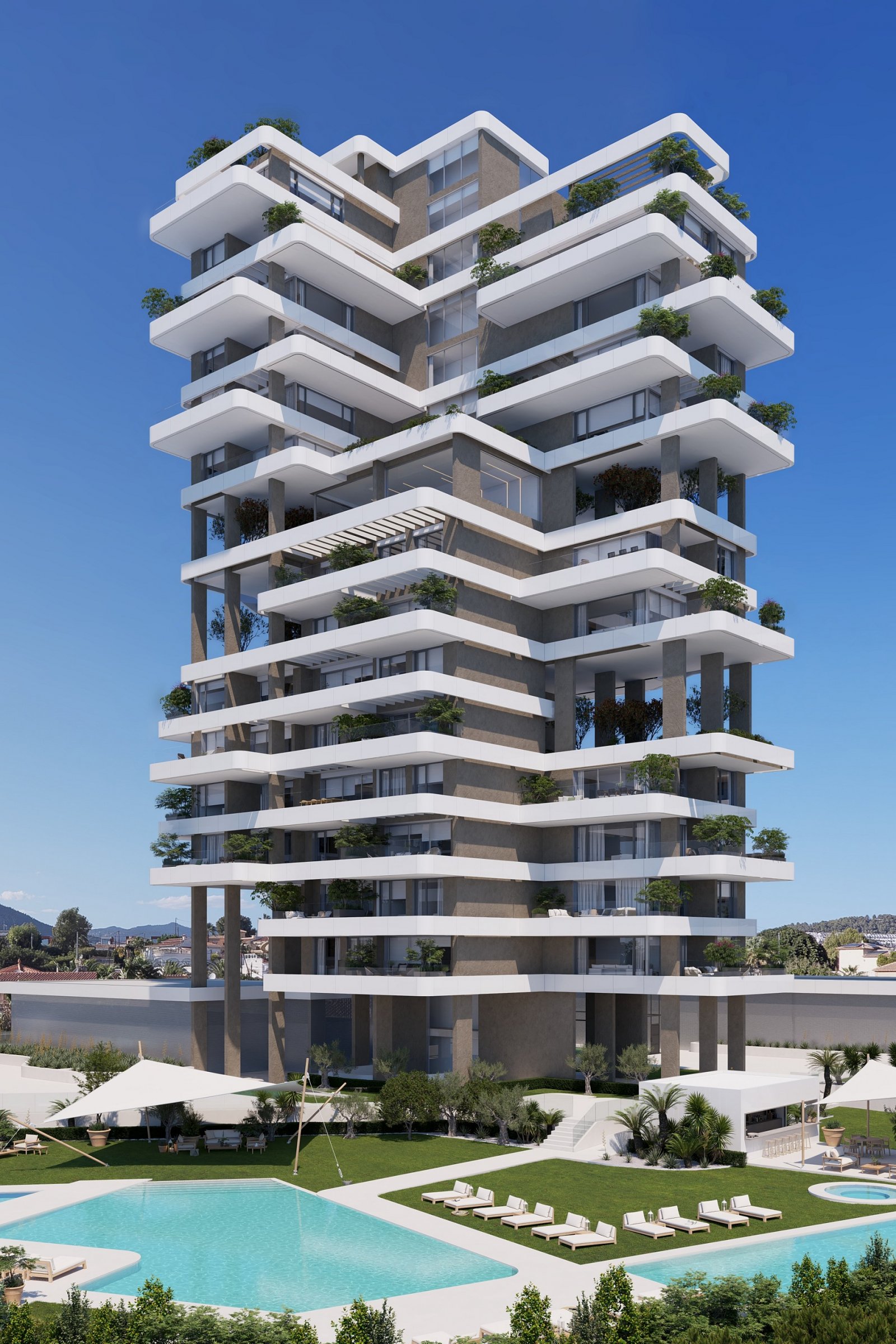 Calpe: Luxus-Resort-Wohnen mit Pool & Sonnenterrasse 