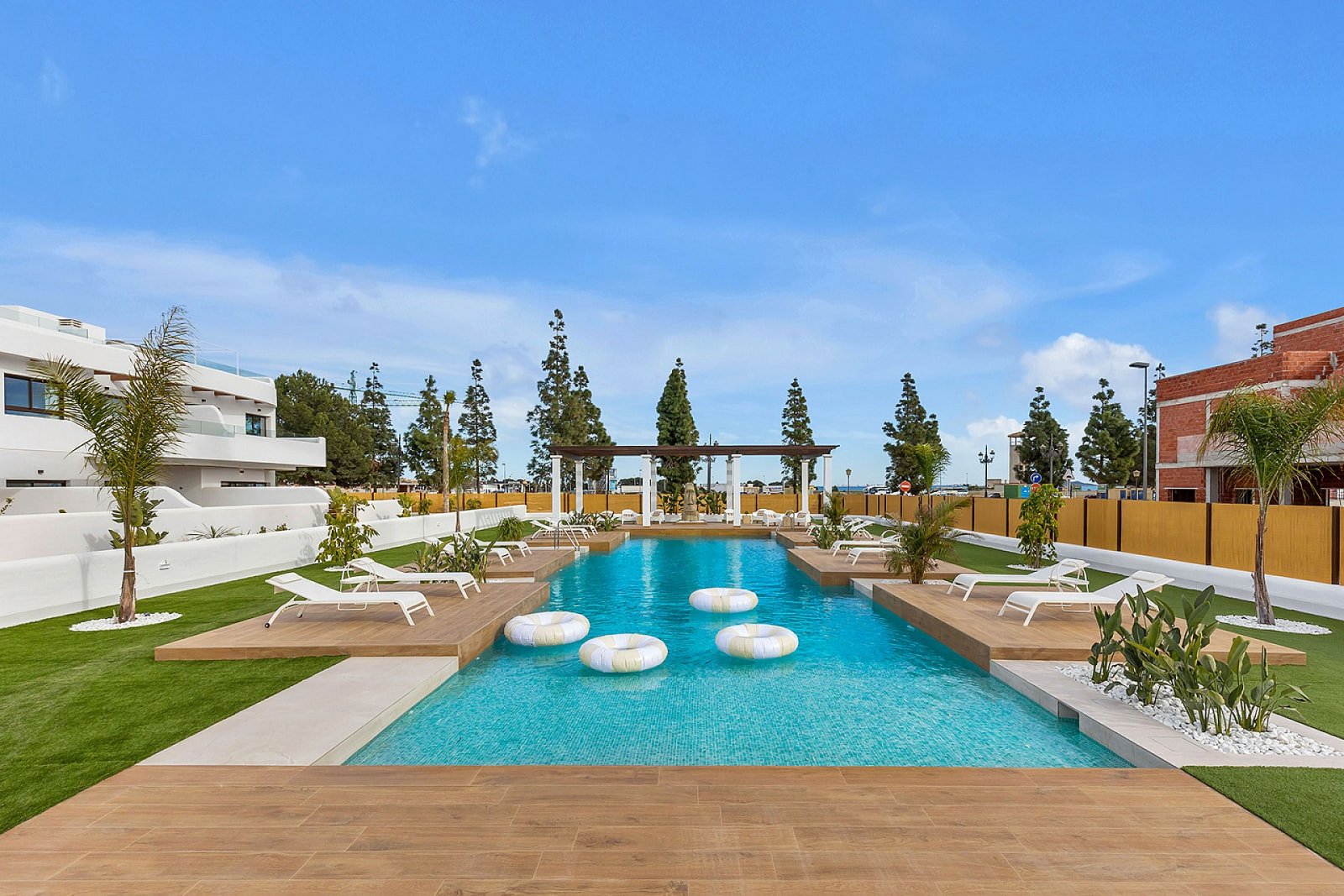 <p>Apartment with garden provided with 3 Bedrooms and 2 Bathrooms, communal swimming pool and parking space on own plot. </p><p>Discover these excl...