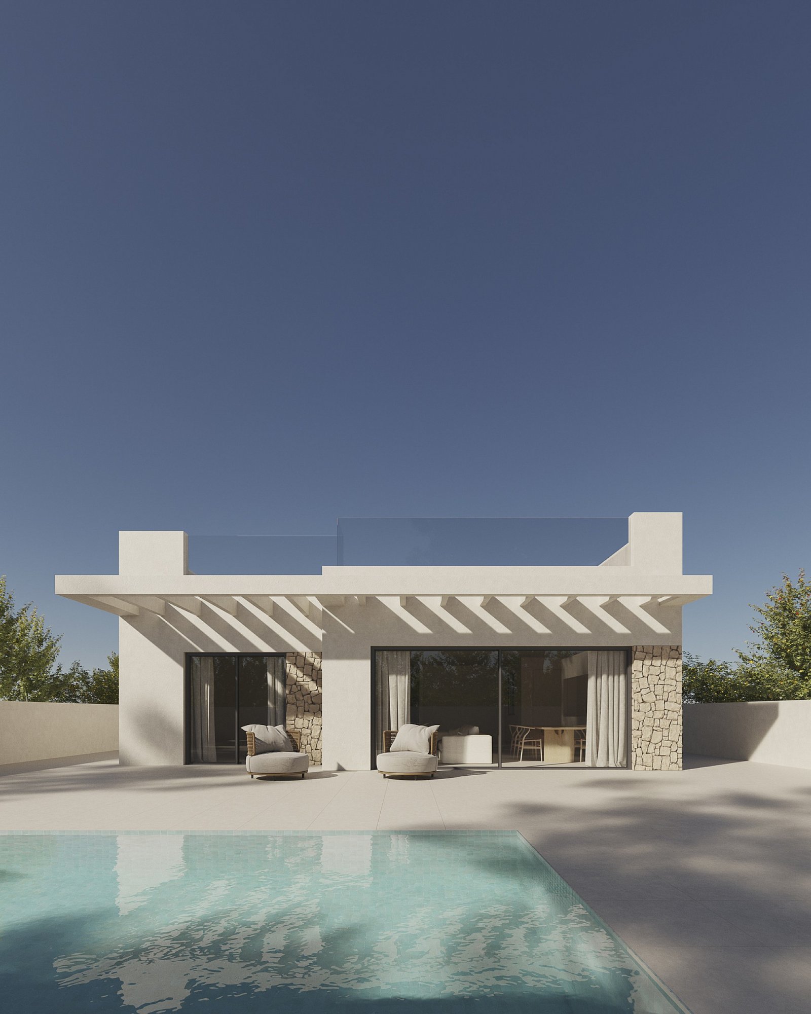 <p>Villa with basement provided with 5 Bedrooms and 3 Bathrooms, optional swimming pool and parking space on own plot. </p><p>In Polop de la Marina...