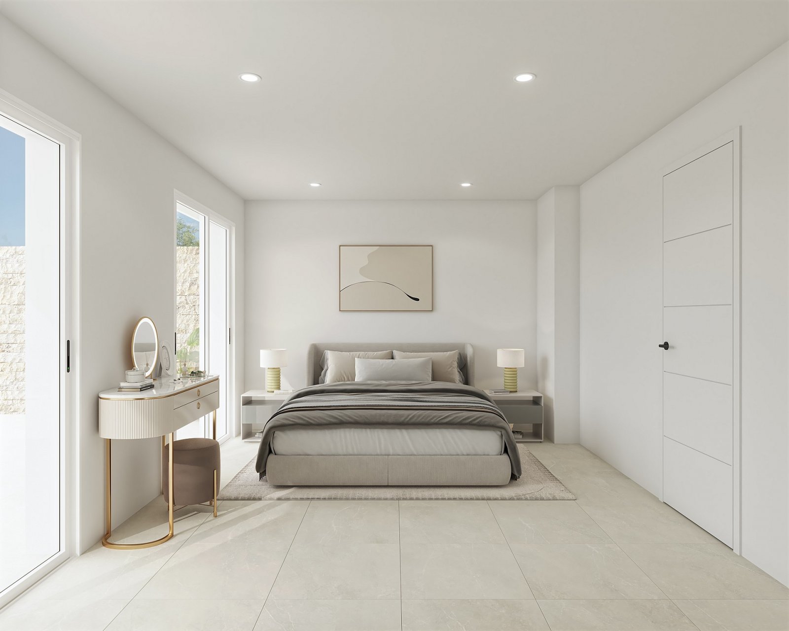 <p>Apartment with garden provided with 3 Bedrooms and 2 Bathrooms, private swimming pool and parking space on own plot. </p><p>Small-scale new cons...