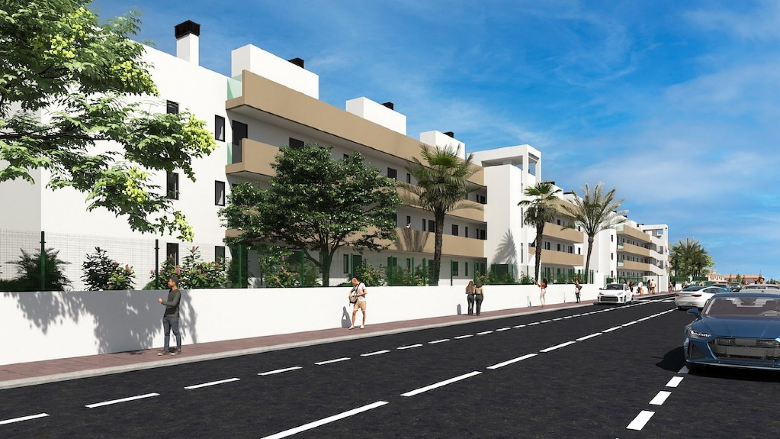 <p>Apartments - solarium provided with 2 Bedrooms and 2 Bathrooms, communal swimming pool and underground parking space. </p><p>A total of 240 cont...