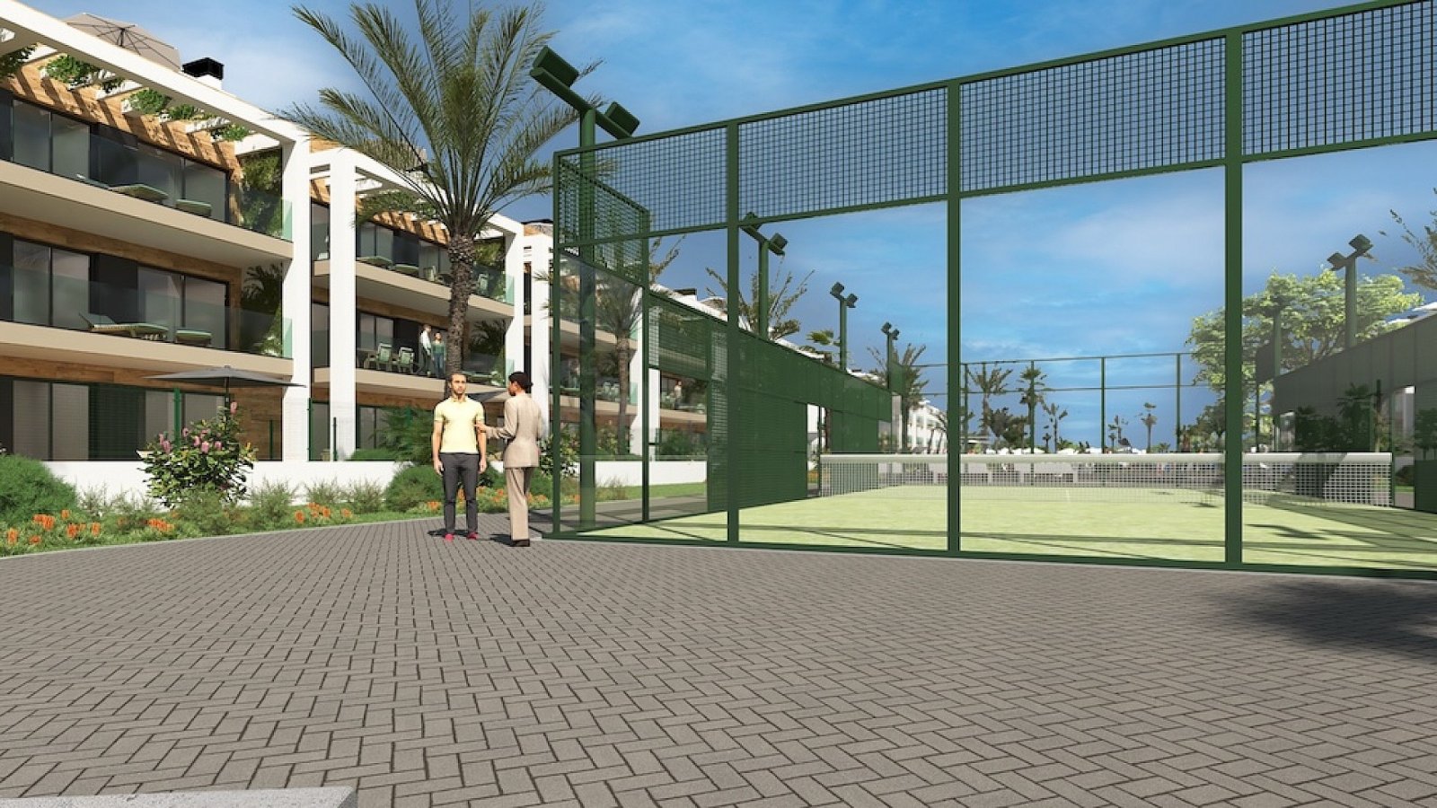 <p>Apartments - solarium provided with 2 Bedrooms and 2 Bathrooms, communal swimming pool and underground parking space. </p><p>A total of 240 cont...