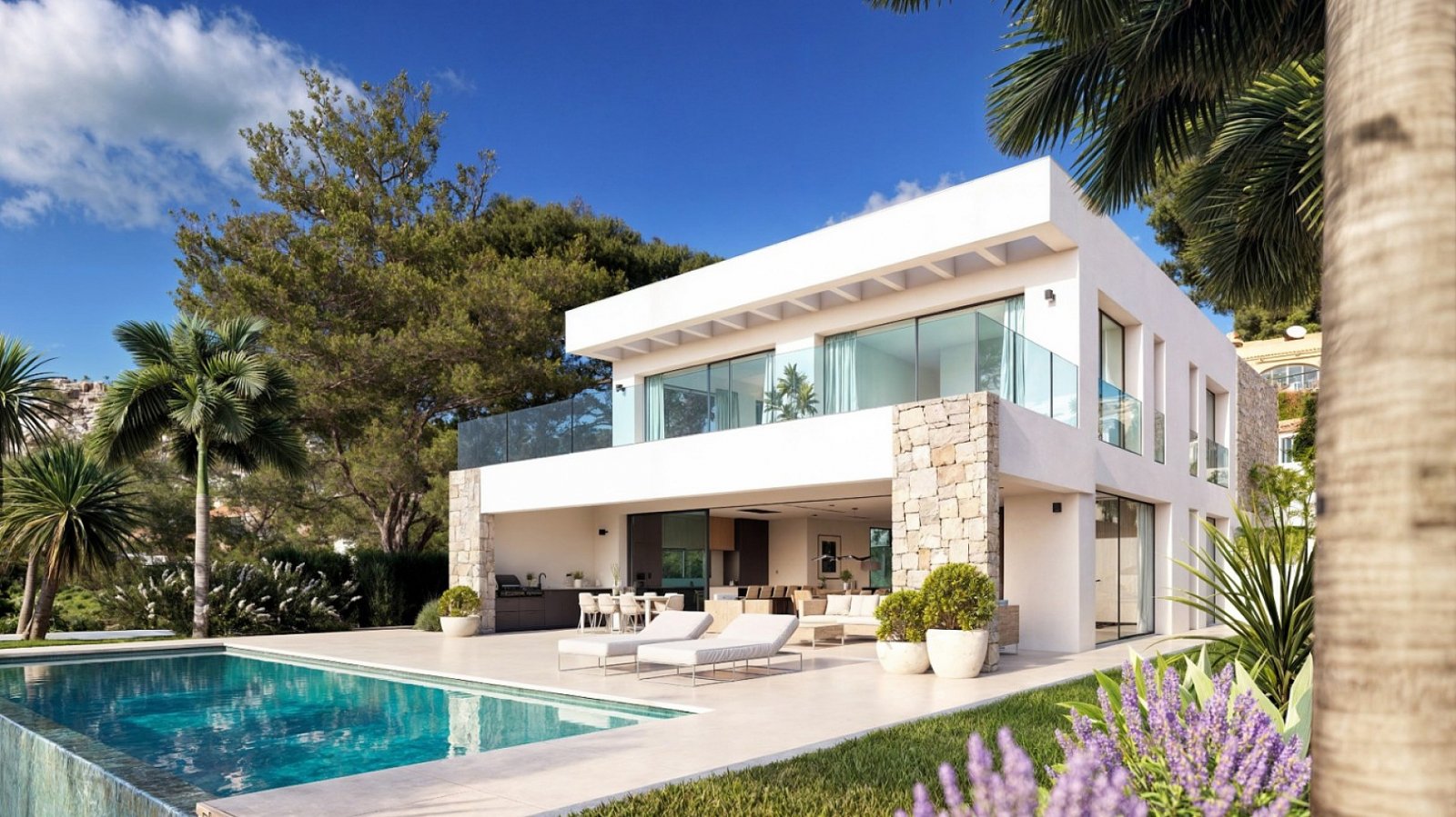 <p>Villa provided with 4 Bedrooms and 4 Bathrooms, infinity swimming pool and multiple parking spaces. </p><p>Discover the charm of this spectacula...