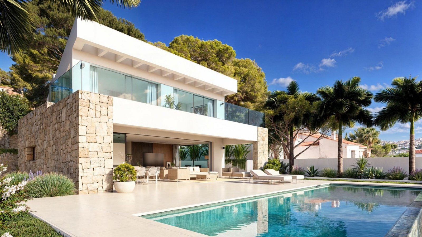 <p>Villa provided with 4 Bedrooms and 4 Bathrooms, infinity swimming pool and multiple parking spaces. </p><p>Discover the charm of this spectacula...