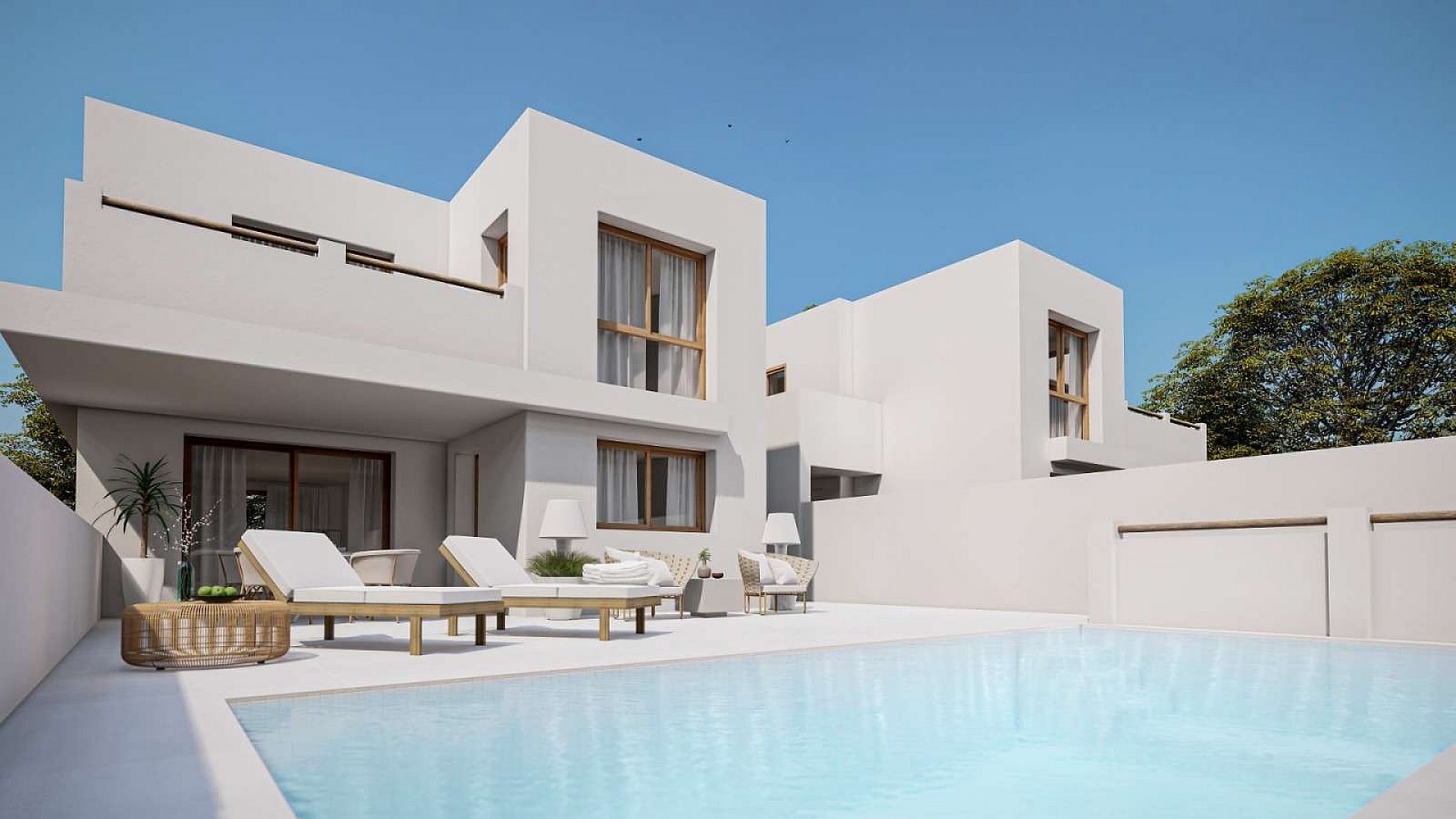 <p>Villa provided with 3 Bedrooms and 2 Bathrooms, private swimming pool and underground garage with cellar. </p><p>These homes are designed to fit...