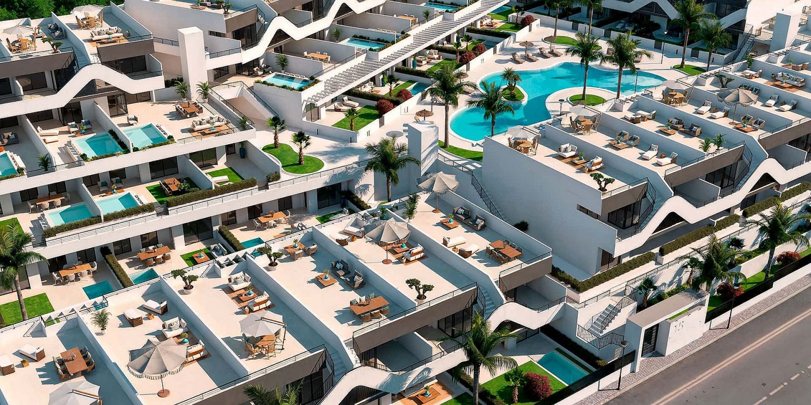 Moderne Wohnung mit Solarium und mediterranem Lebensgefühl