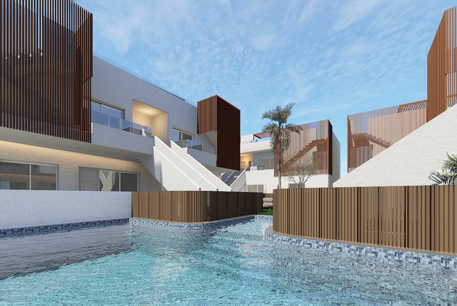 Pilar de la Horadada: <p>Apartment with garden provided with 3 Bedrooms and 2 Bathrooms, communal swimming pool and parking spot. </p><p>This exclusive new development o... 