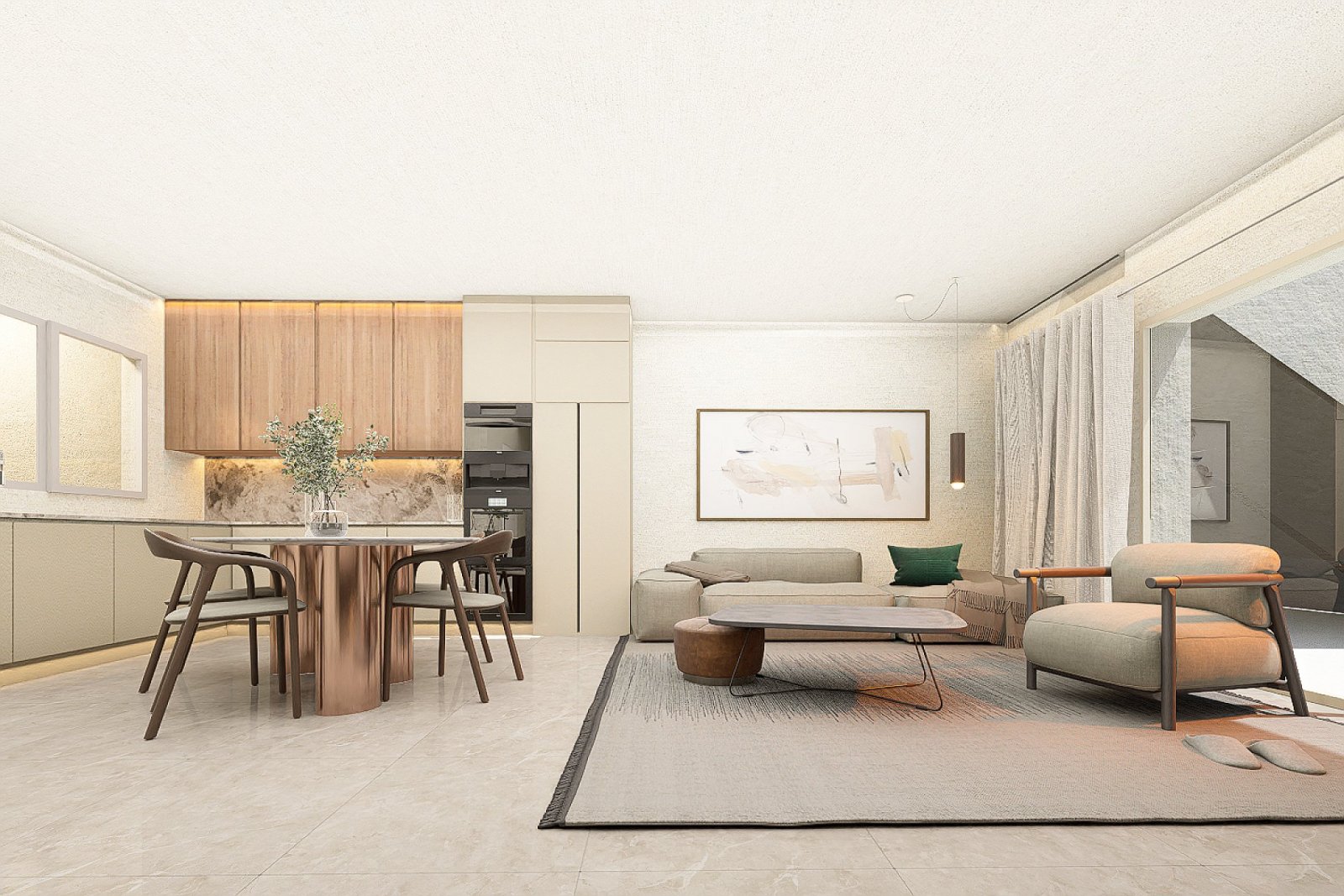 <p>Apartment with garden provided with 3 Bedrooms and 2 Bathrooms, communal swimming pool and parking spot. </p><p>This exclusive new development o...