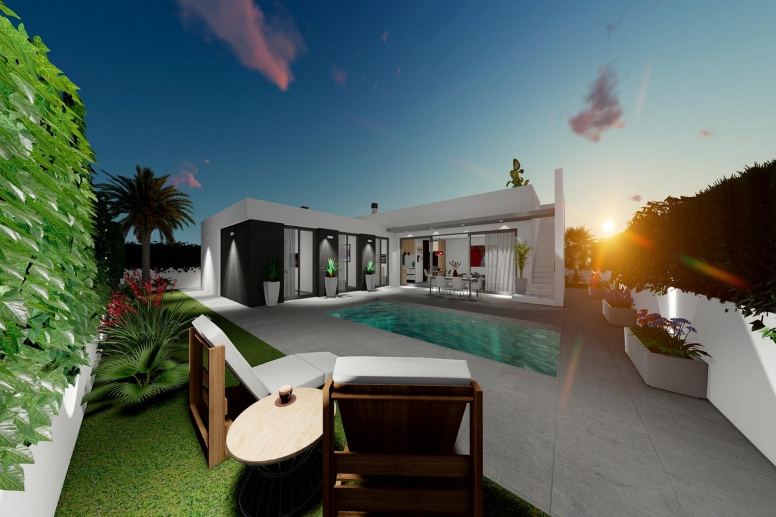 <p>Villa provided with 3 Bedrooms and 2 Bathrooms, private swimming pool and parking space on own plot. </p><p>This is a new project of 26 villas w...