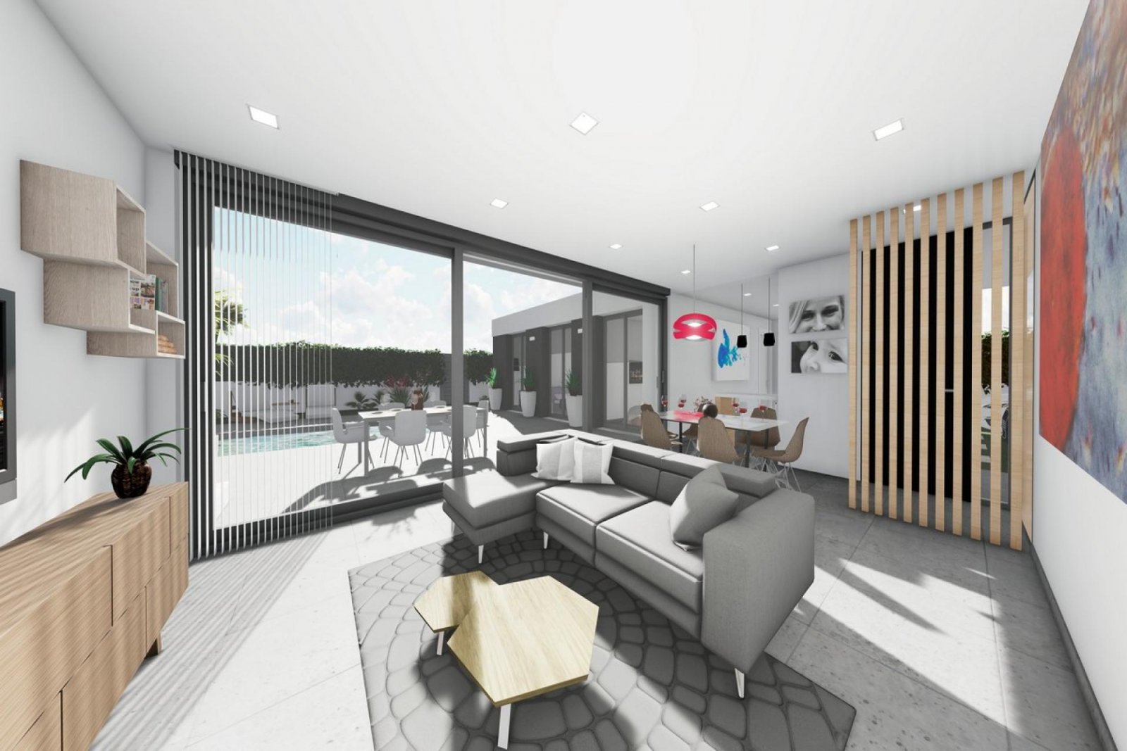 <p>Villa provided with 3 Bedrooms and 2 Bathrooms, private swimming pool and parking space on own plot. </p><p>This is a new project of 26 villas w...