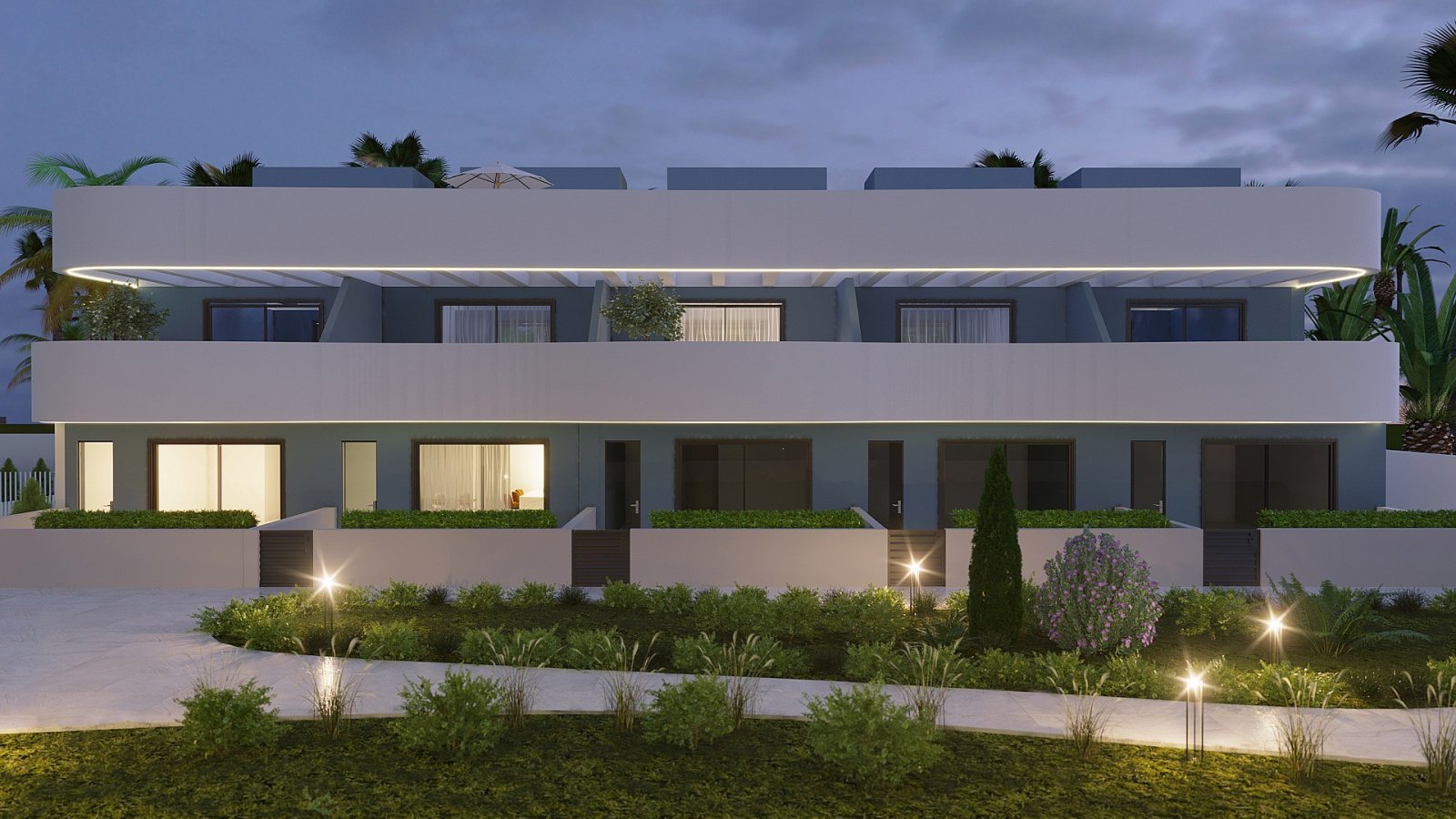 <p>Apartment with terrace provided with 2 Bedrooms and 2 Bathrooms, communal swimming pool and underground parking space. </p><p>Latest tech to kee...