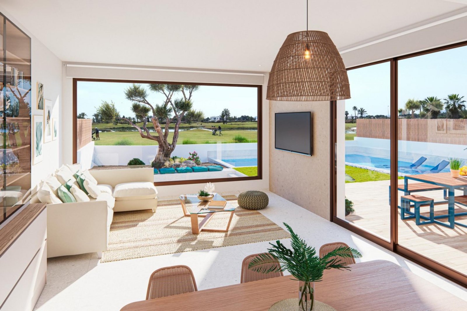 <p>Villa with basement provided with 3 Bedrooms and 2 Bathrooms, private swimming pool and parking space on own plot. </p><p>The residential is com...