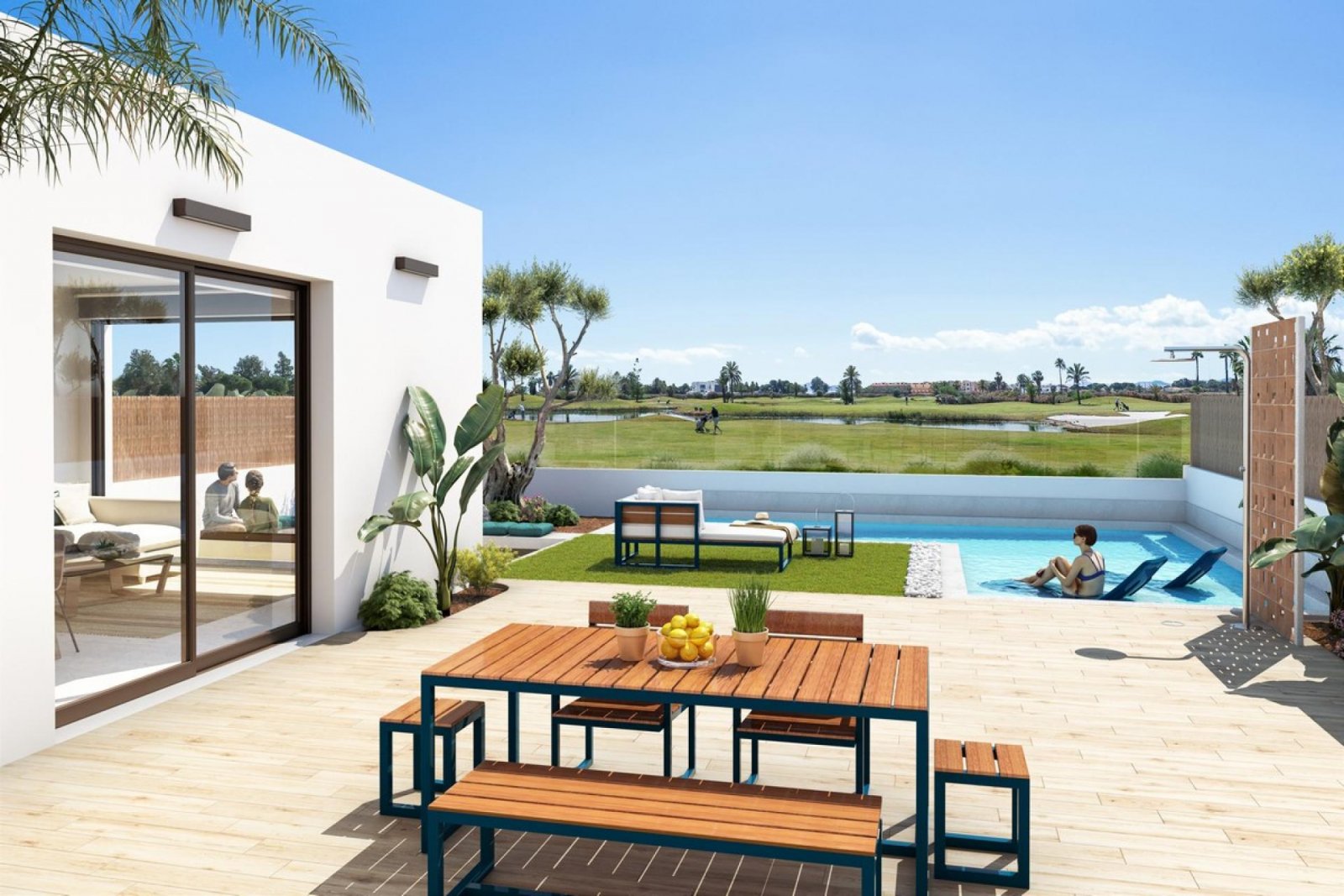 <p>Villa with basement provided with 3 Bedrooms and 2 Bathrooms, private swimming pool and parking space on own plot. </p><p>The residential is com...