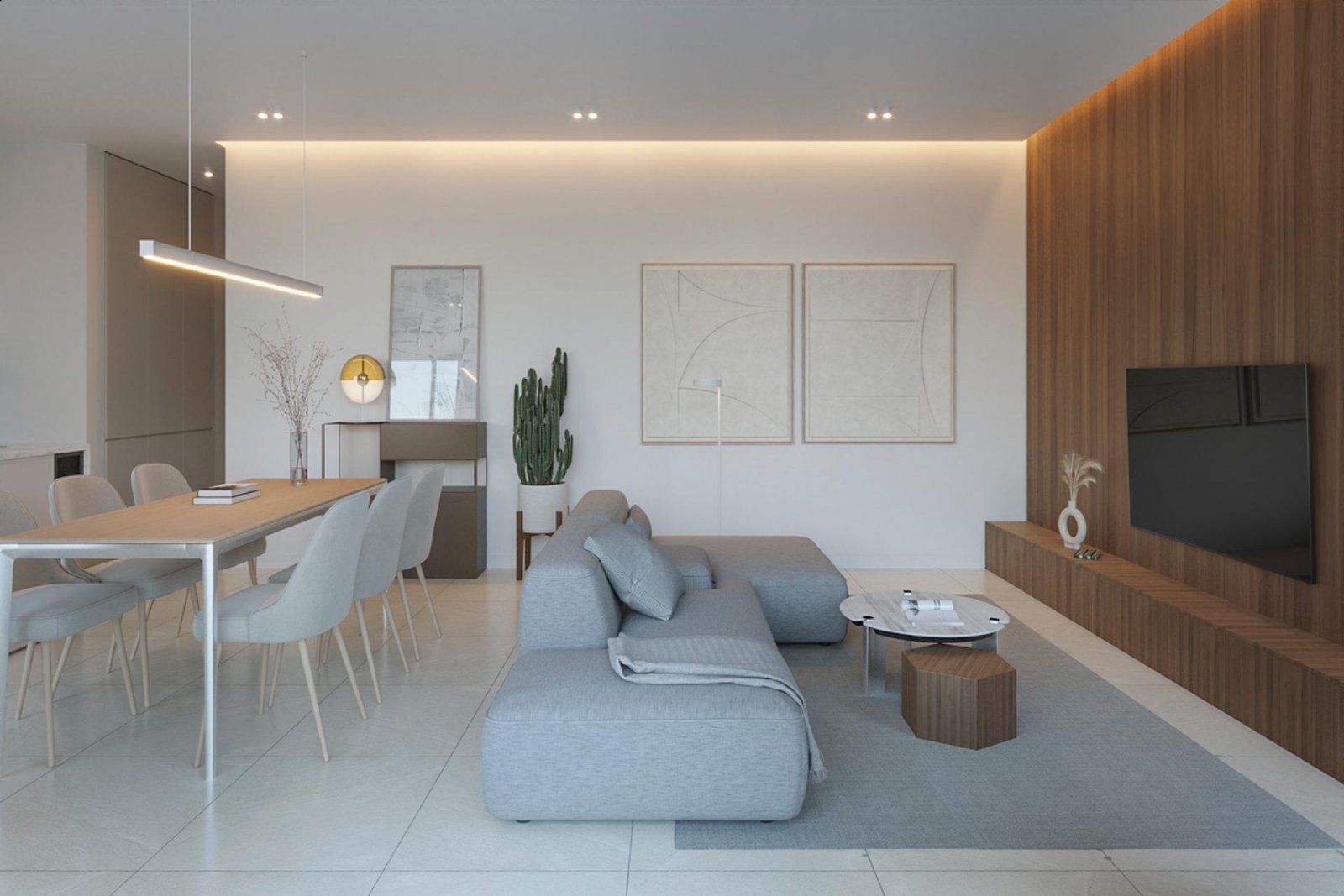 <p>Apartment with terrace provided with 2 Bedrooms and 2 Bathrooms, inside & outside swimming pool and underground parking space with storage room....