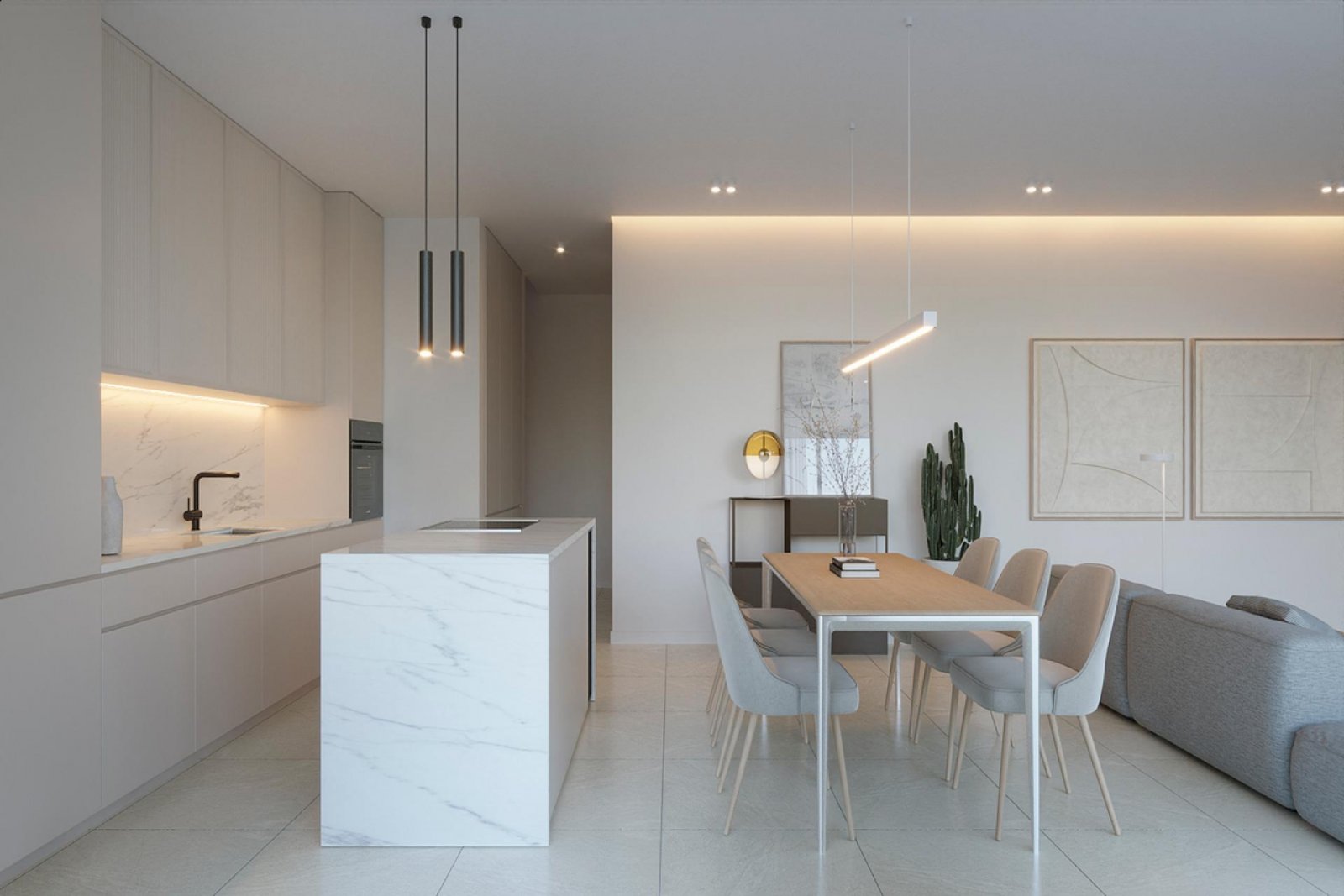 <p>Apartment with terrace provided with 2 Bedrooms and 2 Bathrooms, inside & outside swimming pool and underground parking space with storage room....
