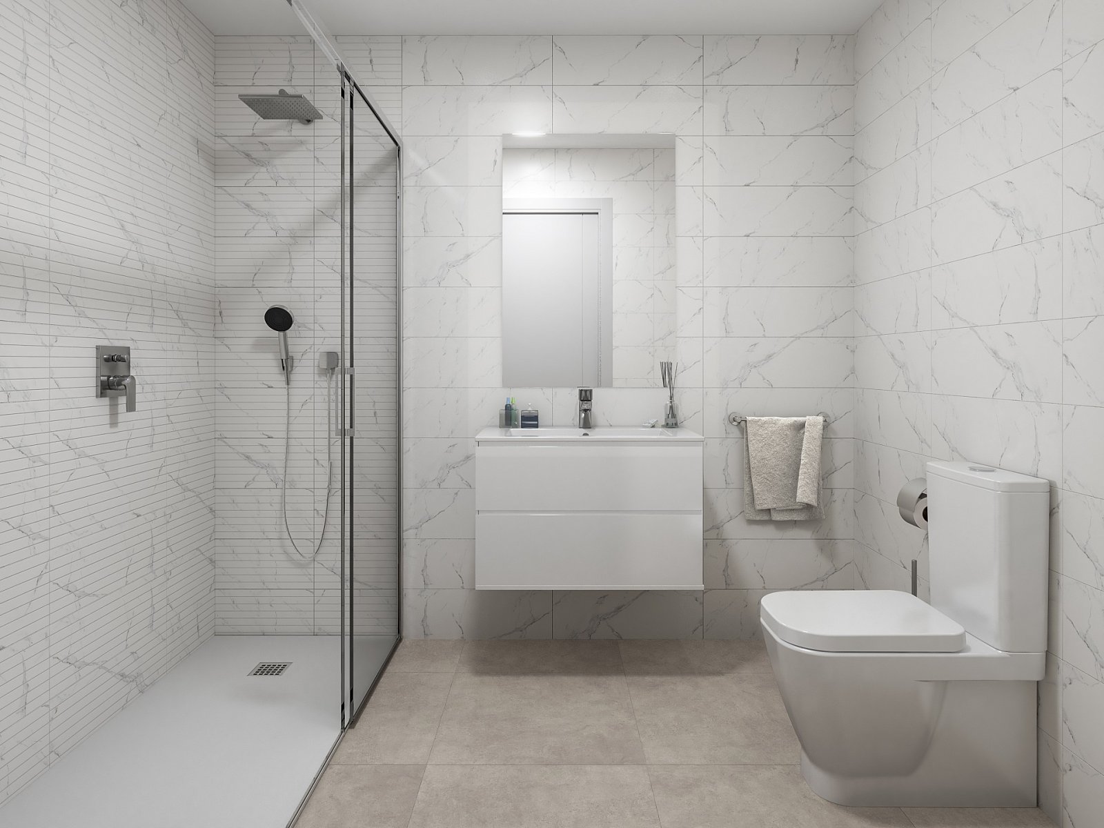 <p>Apartment with terrace provided with 2 Bedrooms and 2 Bathrooms, inside & outside swimming pool and underground parking space with storage room....