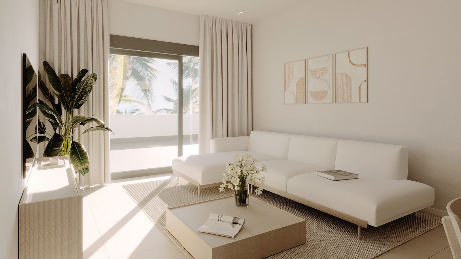 <p>Apartments - solarium provided with 2 Bedrooms and 2 Bathrooms, communal swimming pool and underground parking space with storage room. </p><p>L...
