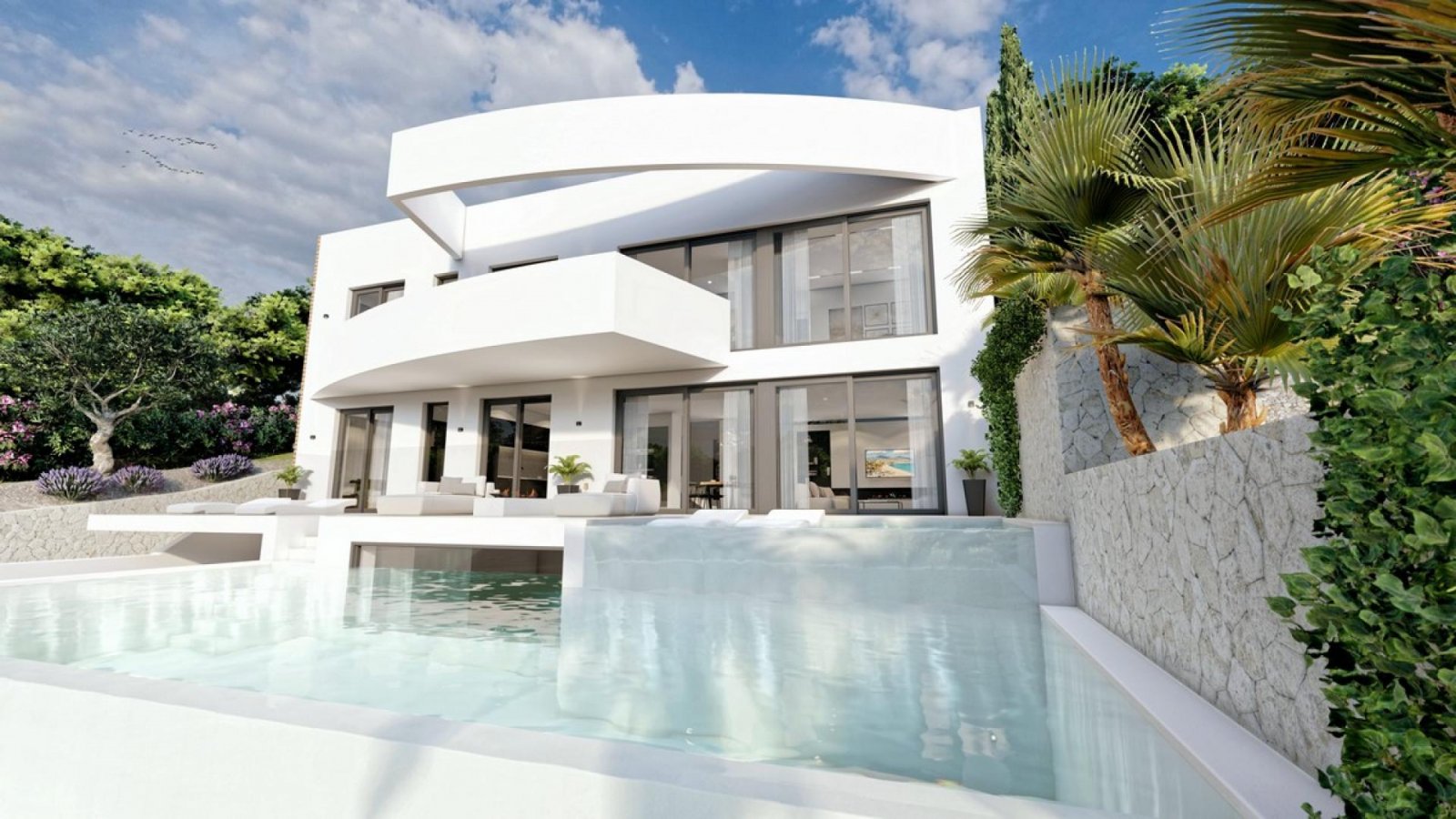 <p>Villa provided with 4 Bedrooms and 5 Bathrooms, infinity swimming pool and private garage. </p><p>Distributed across three elegant floors, this ...