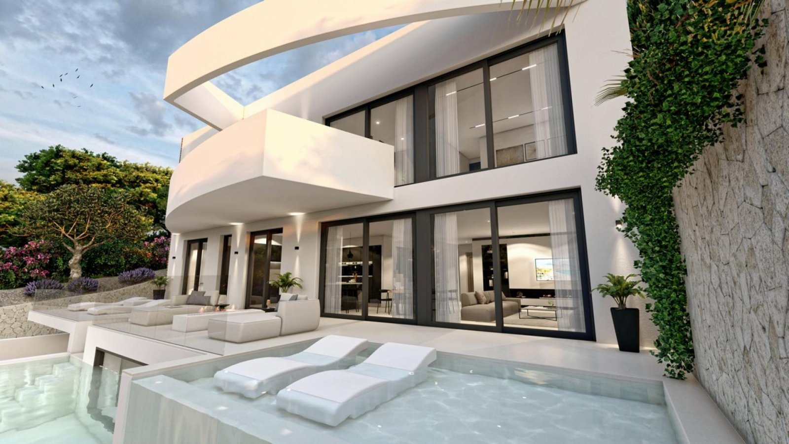 <p>Villa provided with 4 Bedrooms and 5 Bathrooms, infinity swimming pool and private garage. </p><p>Distributed across three elegant floors, this ...