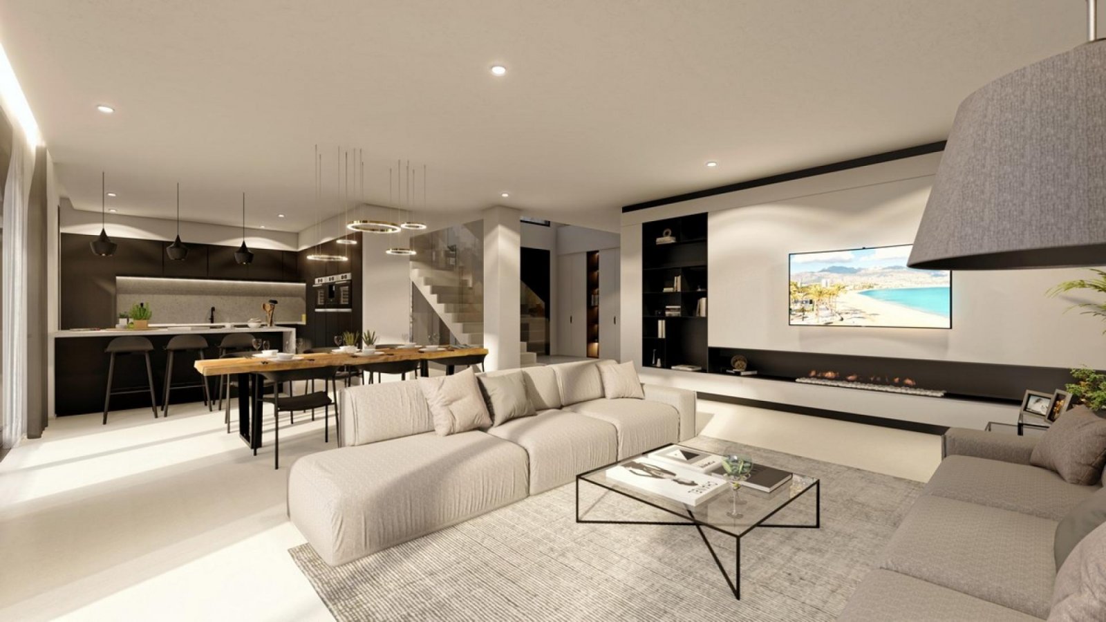 <p>Villa provided with 4 Bedrooms and 5 Bathrooms, infinity swimming pool and private garage. </p><p>Distributed across three elegant floors, this ...