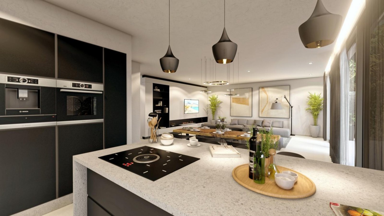 <p>Villa provided with 4 Bedrooms and 5 Bathrooms, infinity swimming pool and private garage. </p><p>Distributed across three elegant floors, this ...