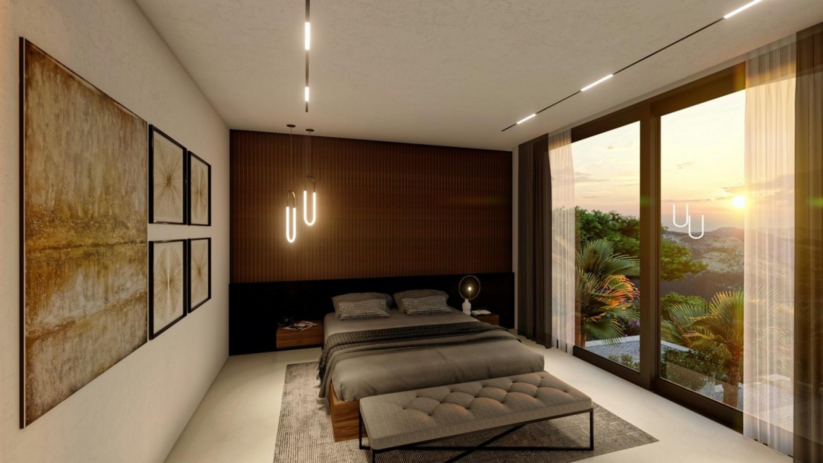 <p>Villa provided with 4 Bedrooms and 5 Bathrooms, infinity swimming pool and private garage. </p><p>Distributed across three elegant floors, this ...