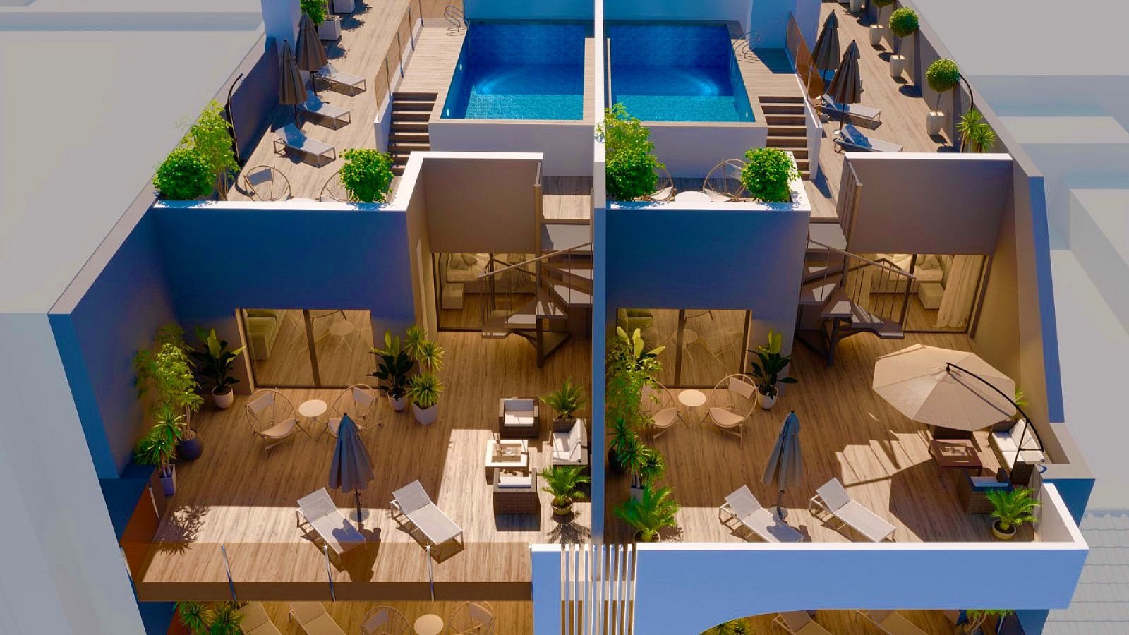 <p>Apartment with terrace provided with 3 Bedrooms and 2 Bathrooms, communal swimming pool and optional parking place. </p><p>Discover these exclus...