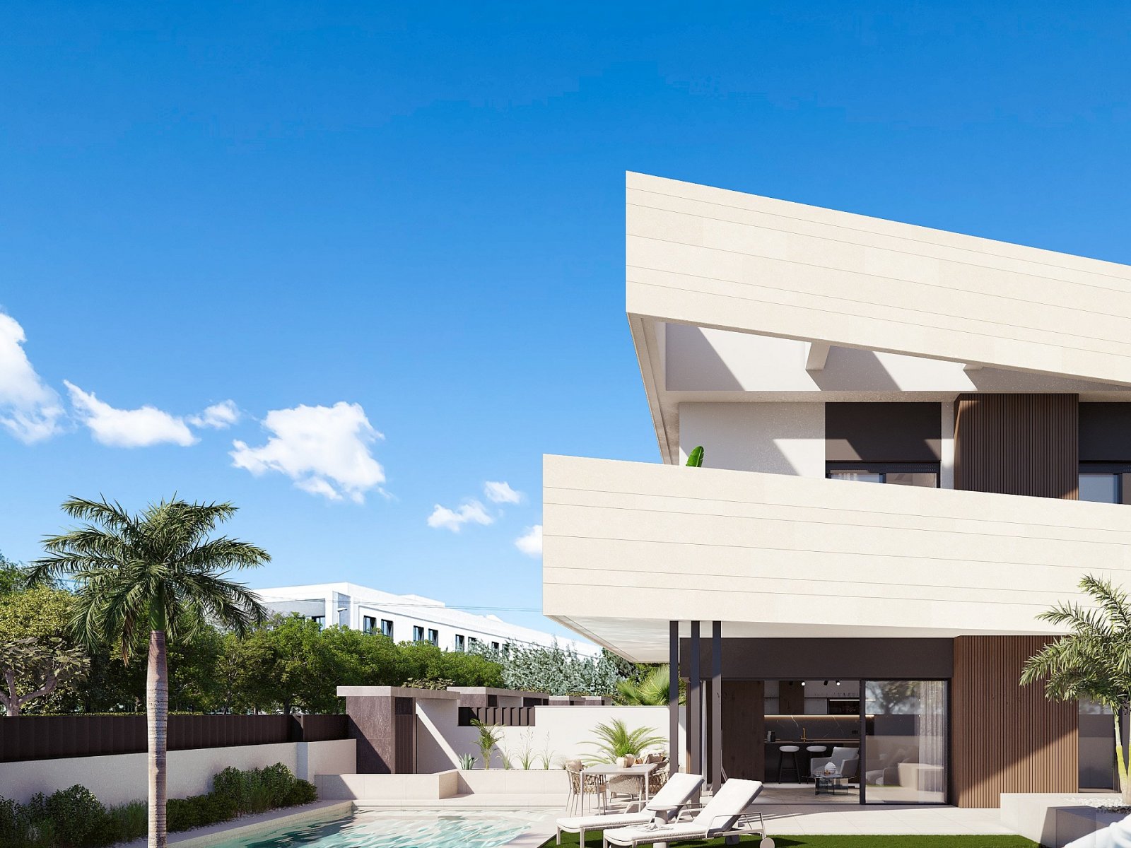 <p>Terraced villa provided with 3 Bedrooms and 3 Bathrooms, private swimming pool and parking space on own plot. </p><p>Pilar de la Horadada is a l...