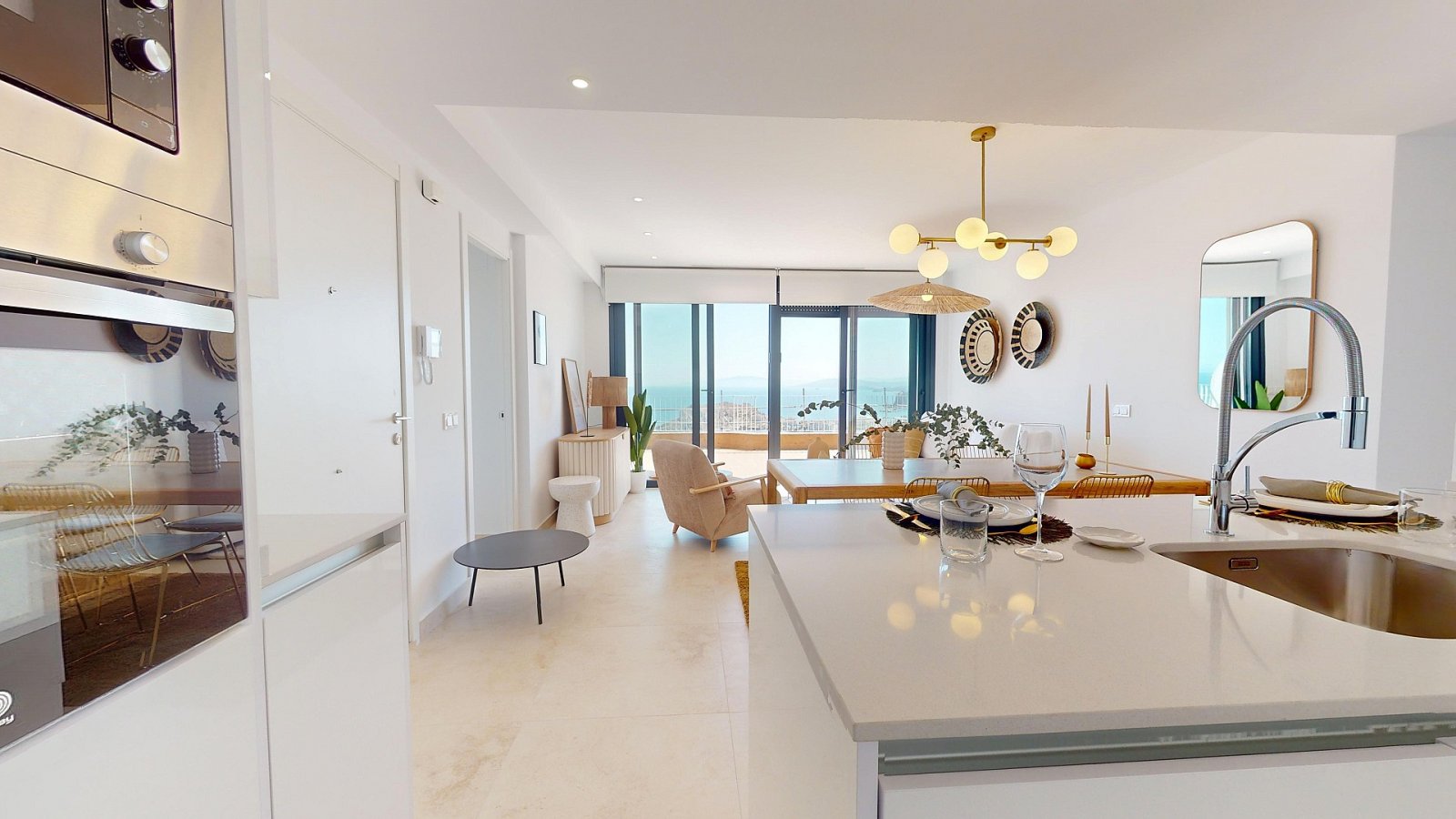 <p>Apartment with terrace provided with 3 Bedrooms and 2 Bathrooms, communal swimming pool and underground parking space. </p><p>You have unparalle...