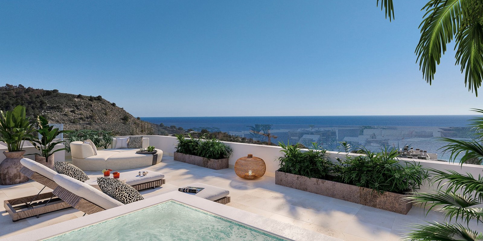 <p>Apartment with terrace provided with 2 Bedrooms and 2 Bathrooms, heated swimming pool and underground parking space with storage room. </p><p>Th...