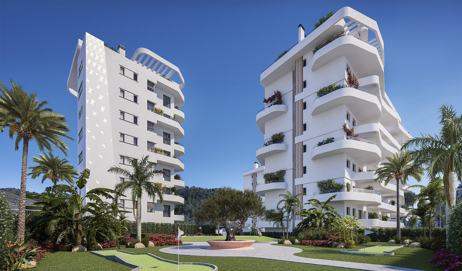 <p>Apartment with terrace provided with 2 Bedrooms and 2 Bathrooms, heated swimming pool and underground parking space with storage room. </p><p>Th...