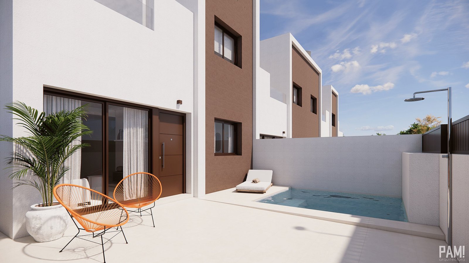 <p>Terraced villa provided with 3 Bedrooms and 2 Bathrooms, optional swimming pool and parking space on own plot. </p><p>Pilar de la Horadada is a ...