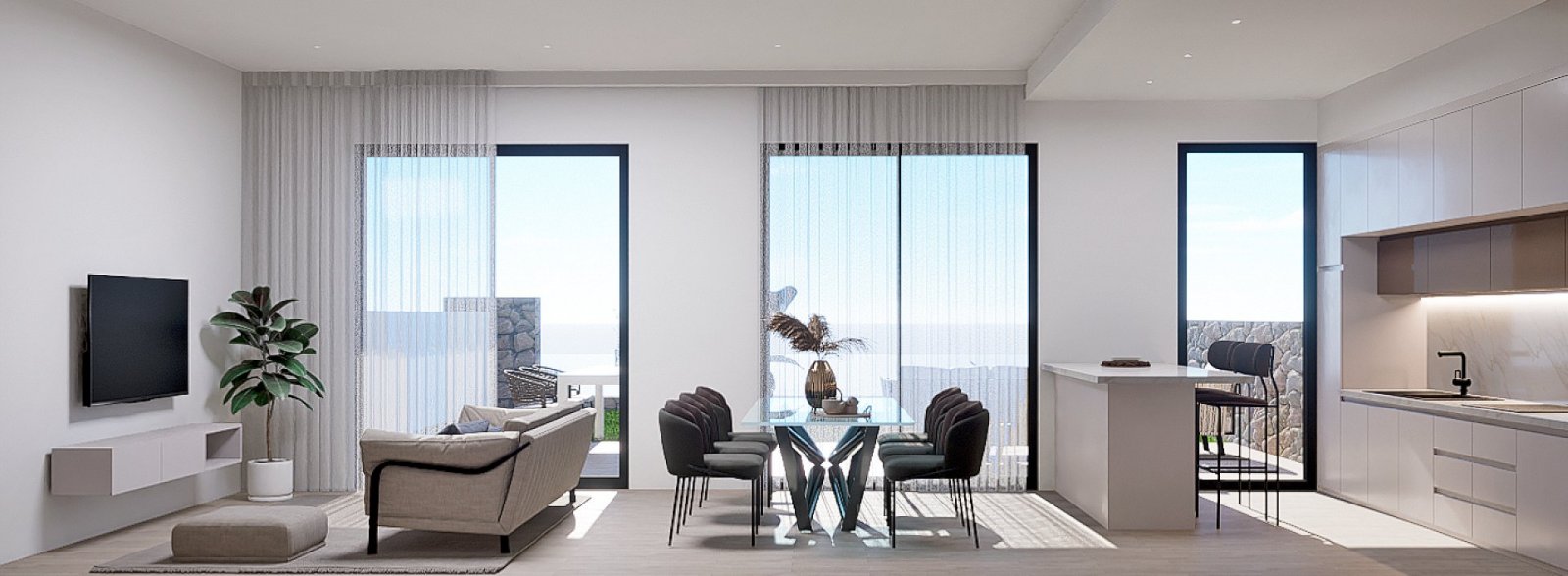 <p>Apartment with garden provided with 3 Bedrooms and 2 Bathrooms, communal swimming pool and private parking space within domain. </p><p>In this v...