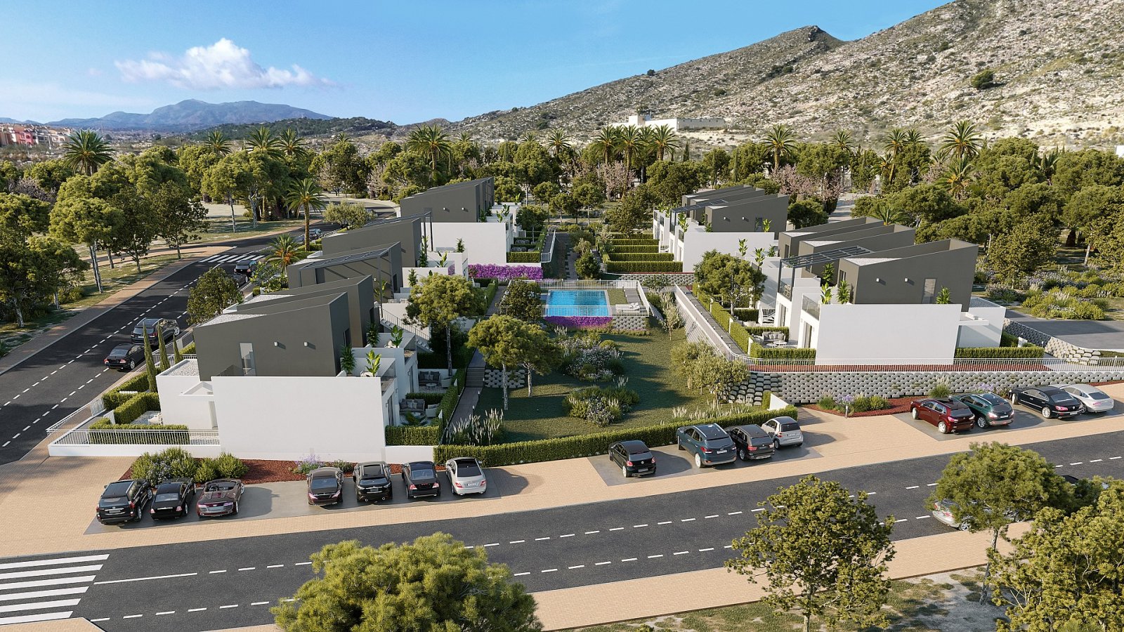 <p>Villa provided with 2 Bedrooms and 2 Bathrooms, communal swimming pool and private parking space within domain. </p>