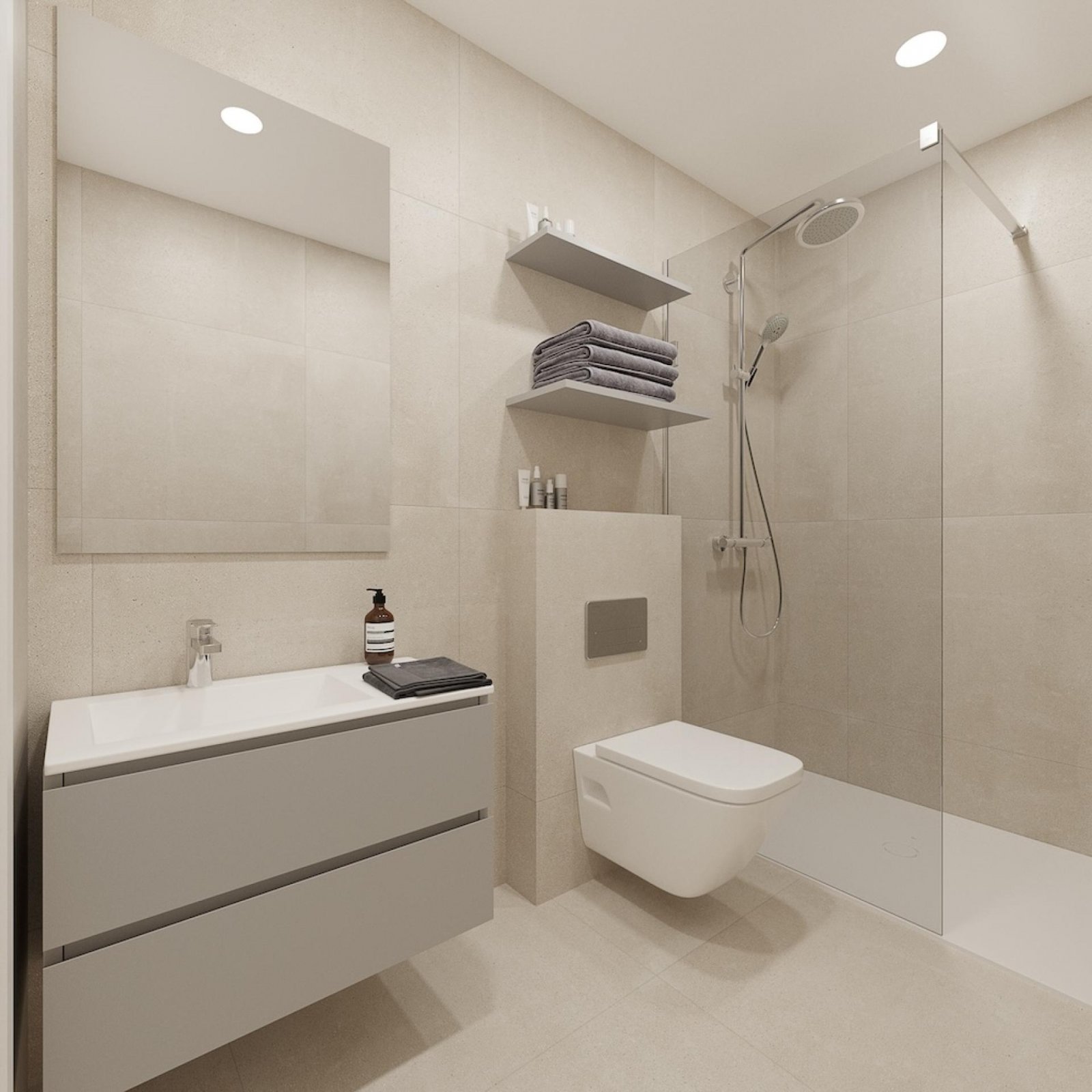 <p>Apartments - solarium provided with 2 Bedrooms and 2 Bathrooms, communal swimming pool and underground parking space. </p>