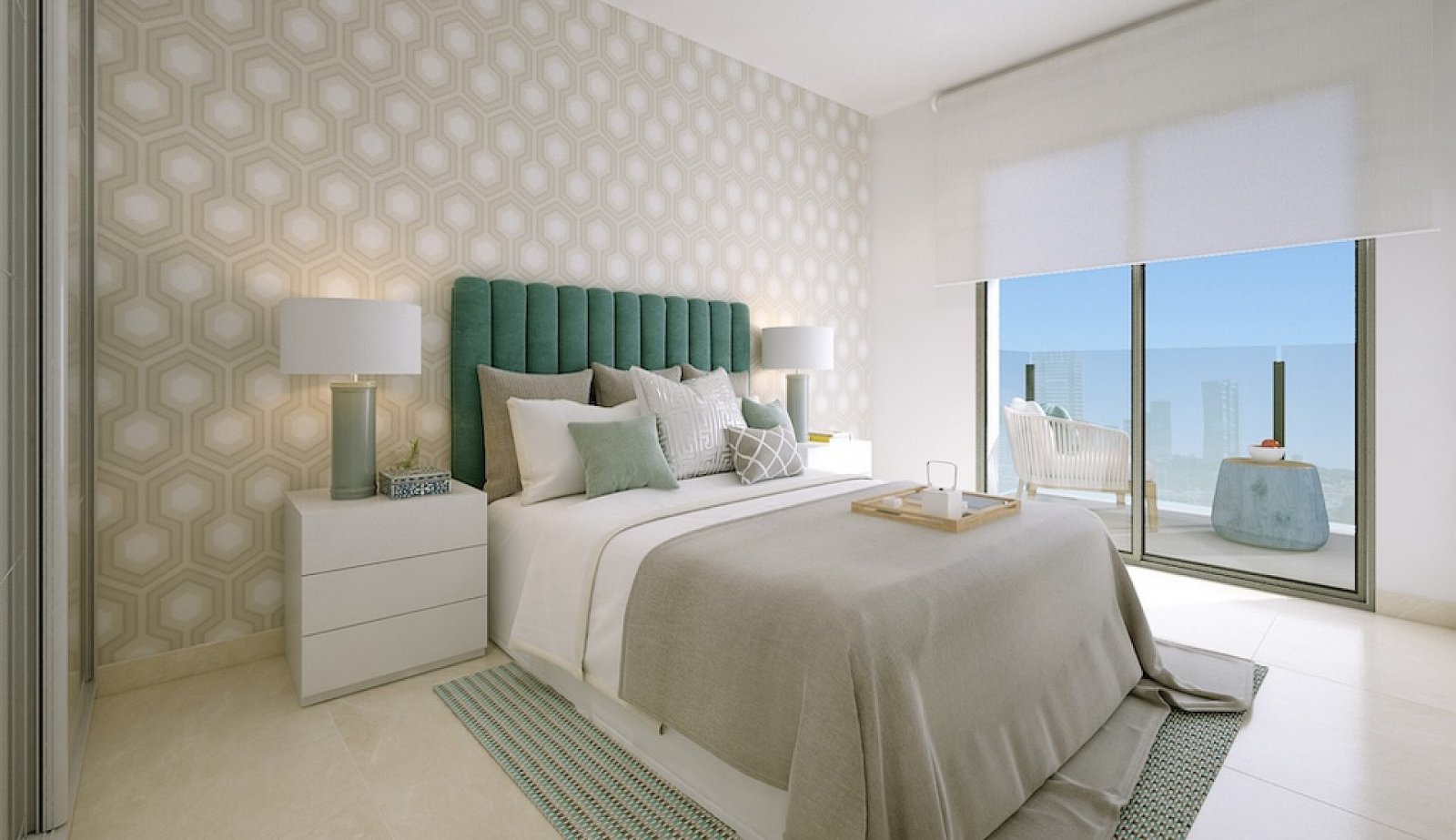 <p>Apartment with terrace provided with 3 Bedrooms and 2 Bathrooms, communal swimming pool and no parking place. </p><p>Sunrise is a modern apartme...
