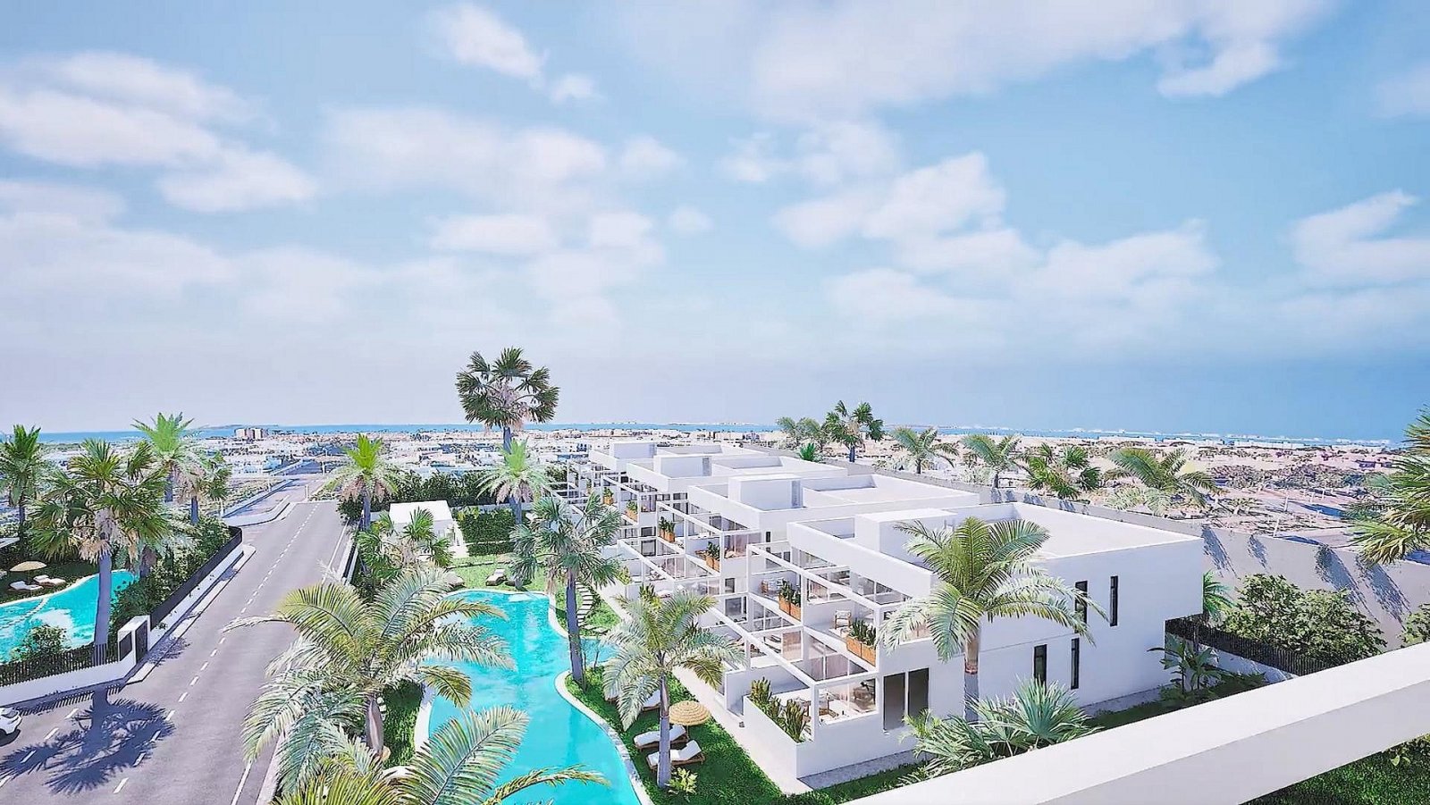 <p>Apartment with garden provided with 3 Bedrooms and 2 Bathrooms, communal swimming pool and underground parking space with storage room. </p>