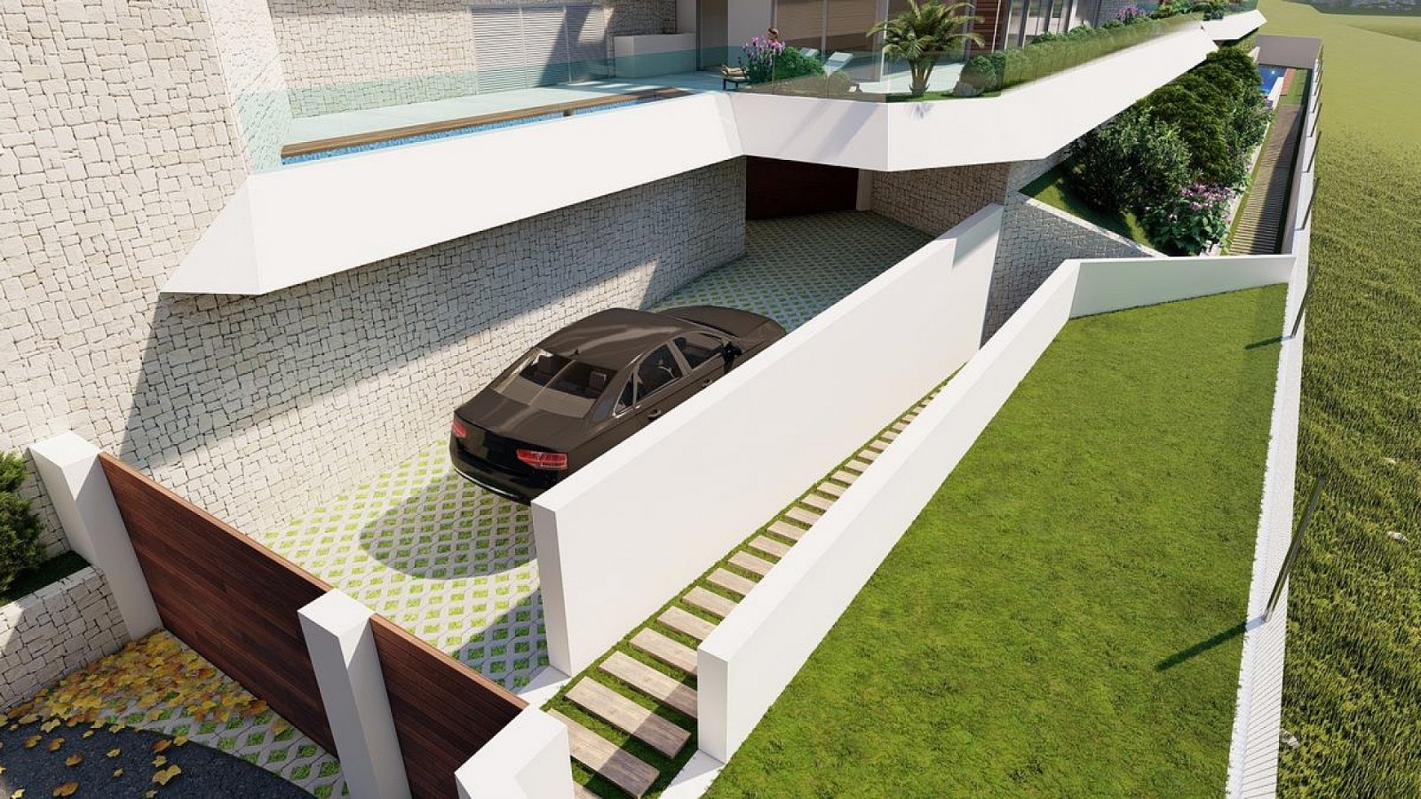 <p>Apartment with terrace provided with 3 Bedrooms and 2 Bathrooms, private swimming pool and multiple parking spaces. </p><p>This exclusive projec...